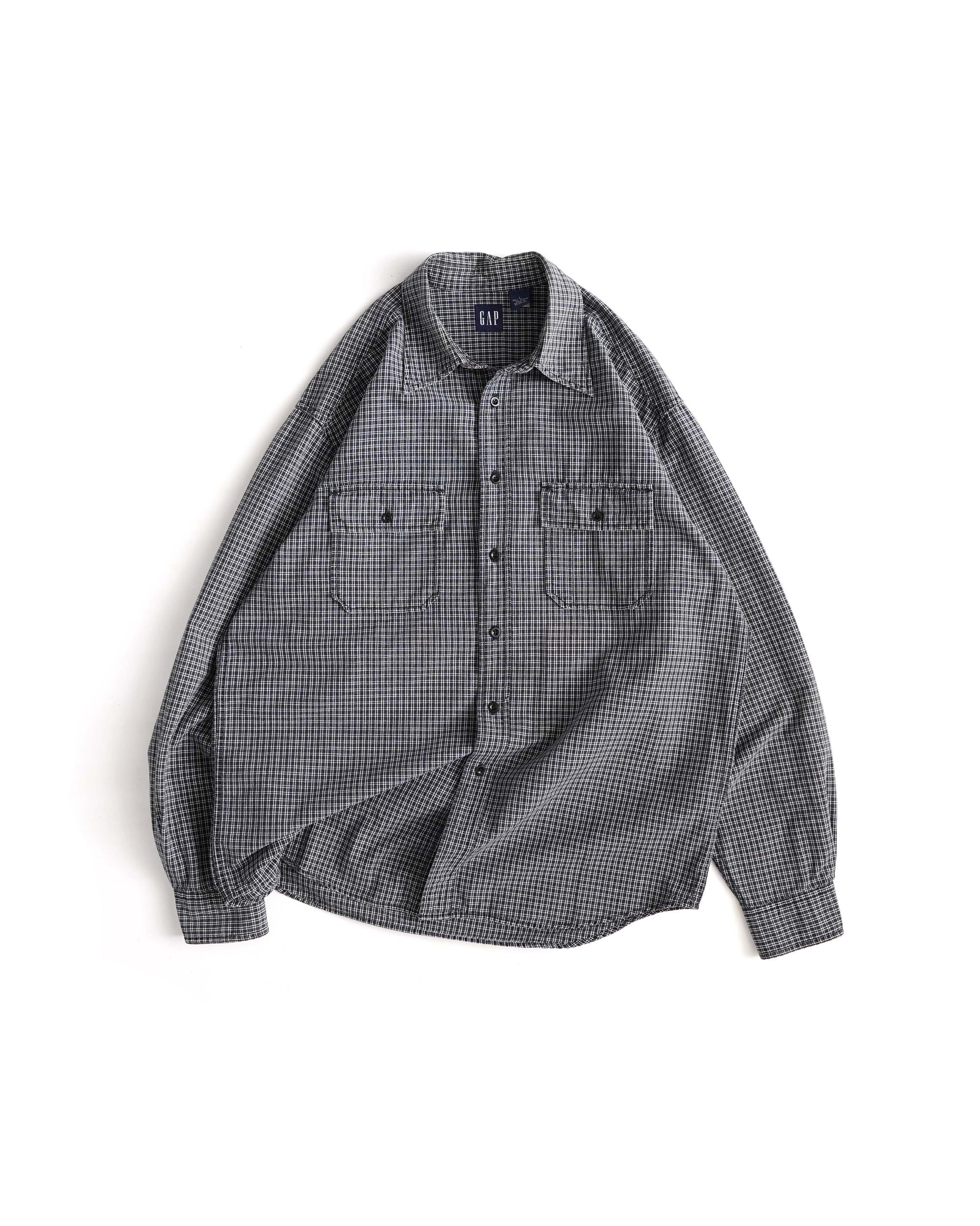 90~00S GAP CHECKED SHIRT