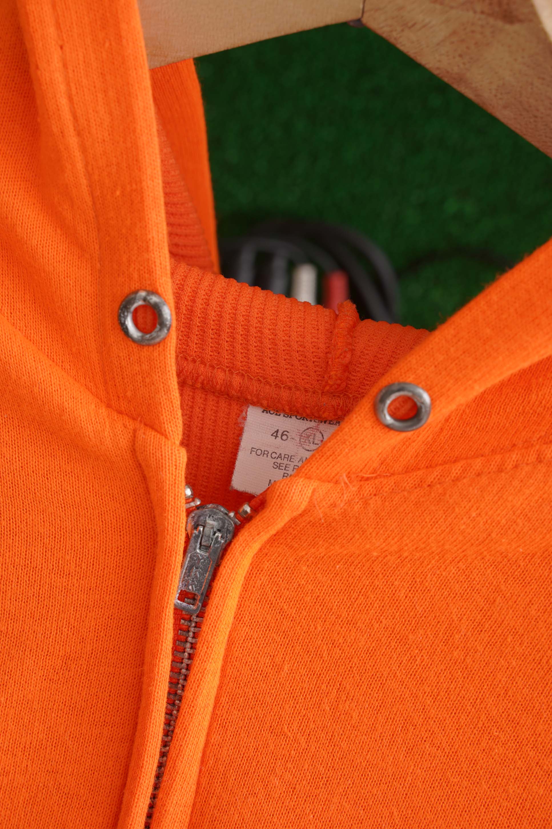 80S MADE IN USA ACE SPORTSWEAR INC. FULLZIP PARKER