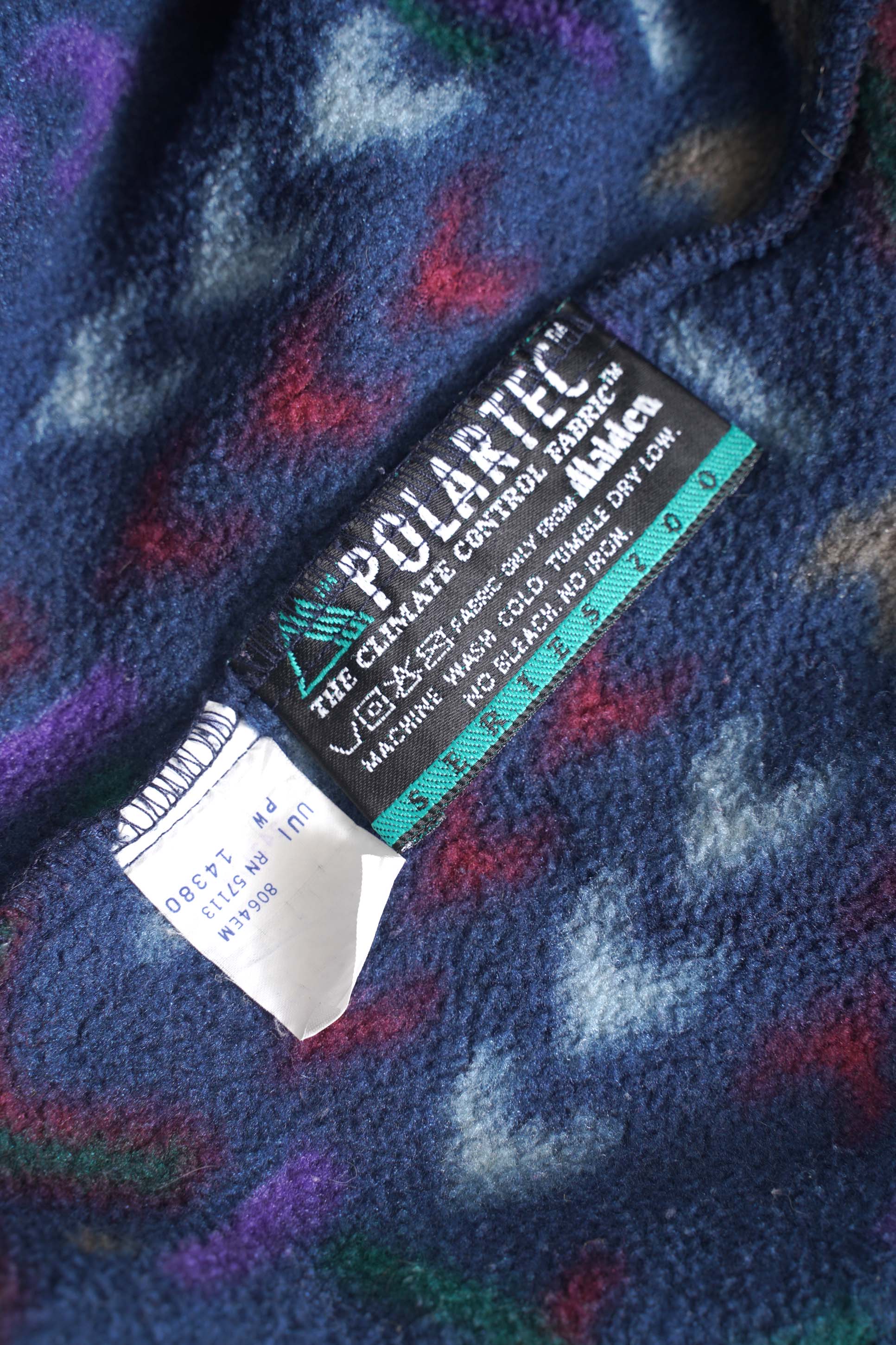 80S MADE IN USA EMS FLEECE HENRY NECK PULLOVER (POLARTEC)