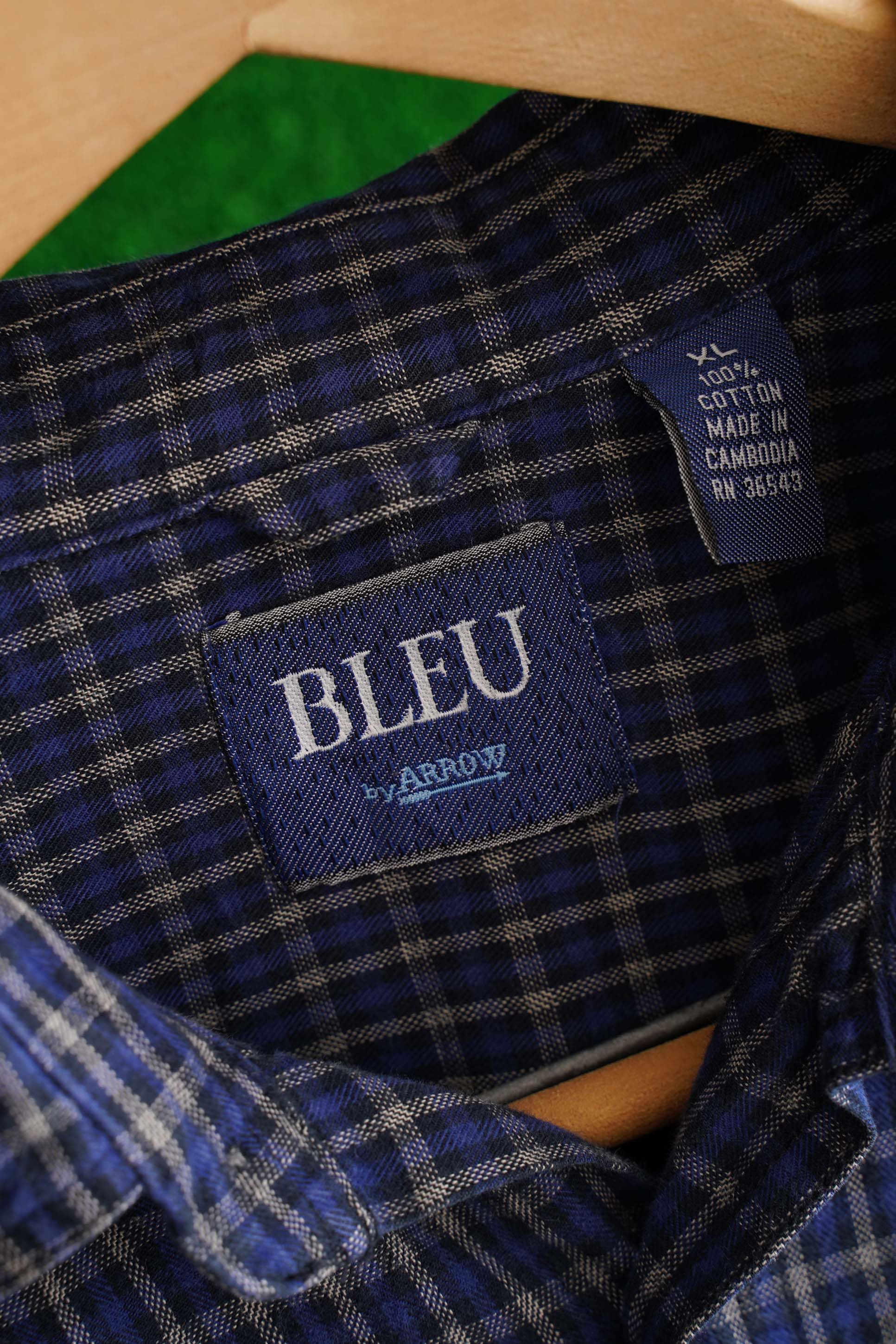 90S BLEU BY ARROW CHECKED SHIRT