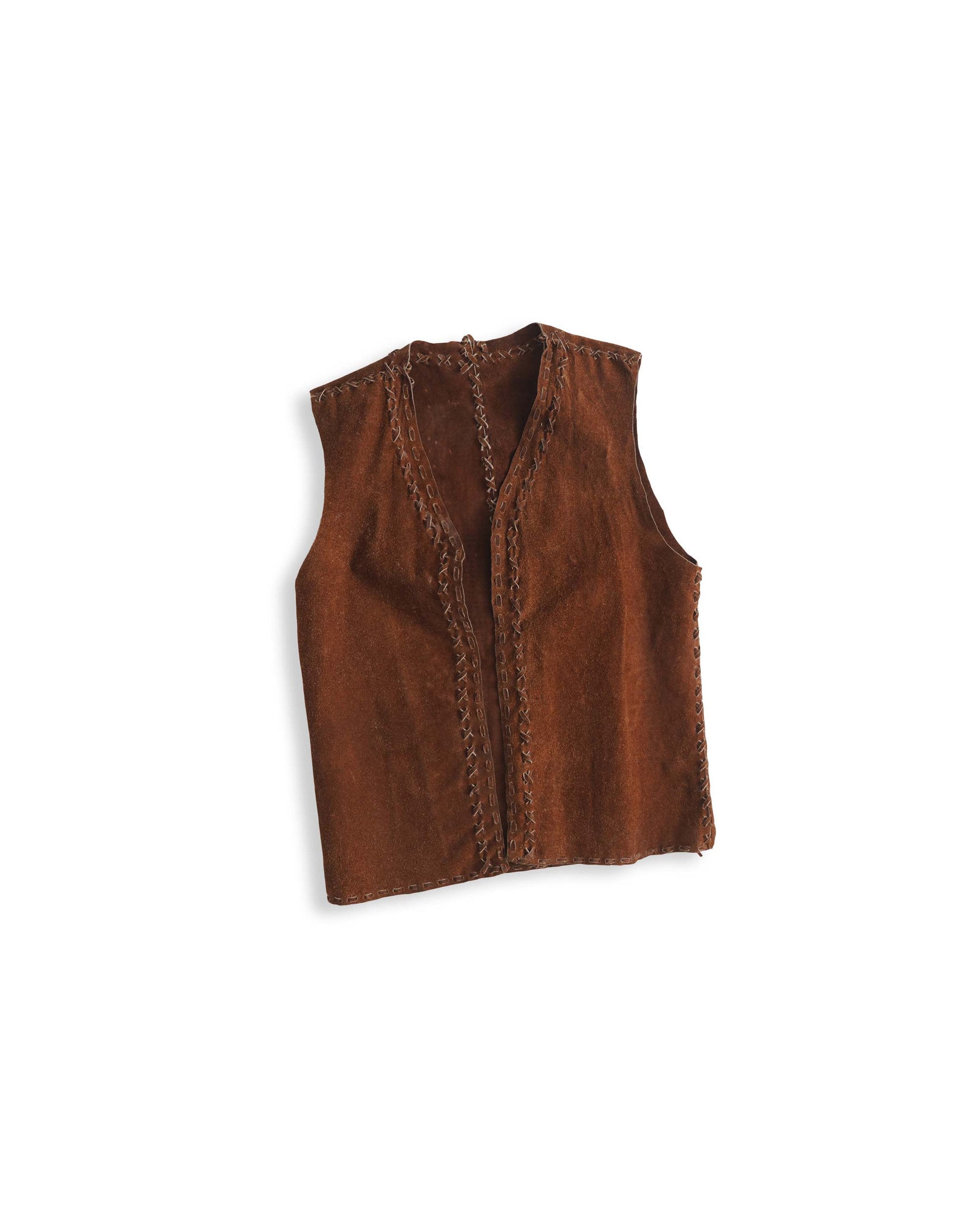 70S SUEDE LEATHER VEST