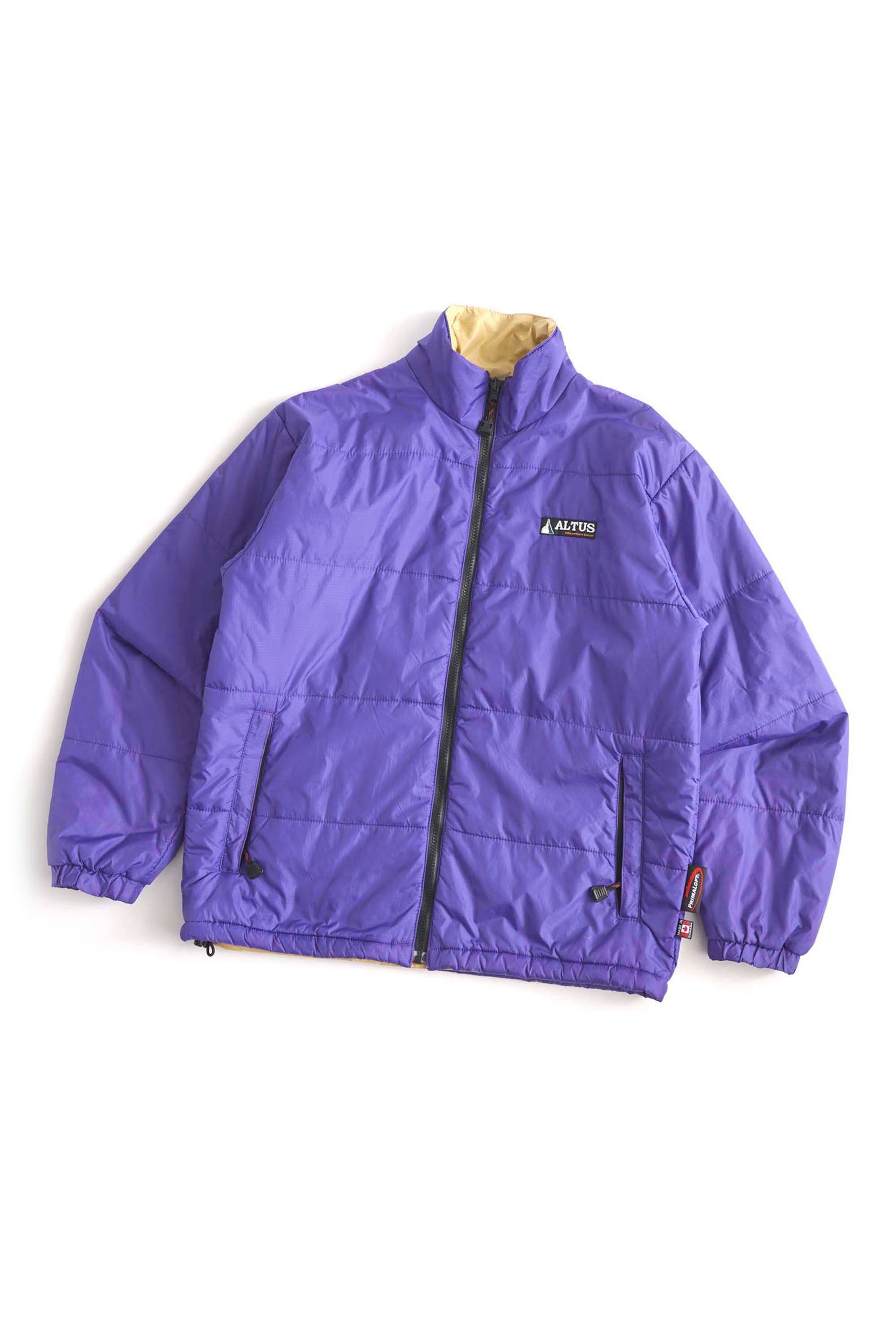 90S MADE IN CANADA ALTUS MOUNTAIN GEAR REVERSIBLE PUFFER JACKET