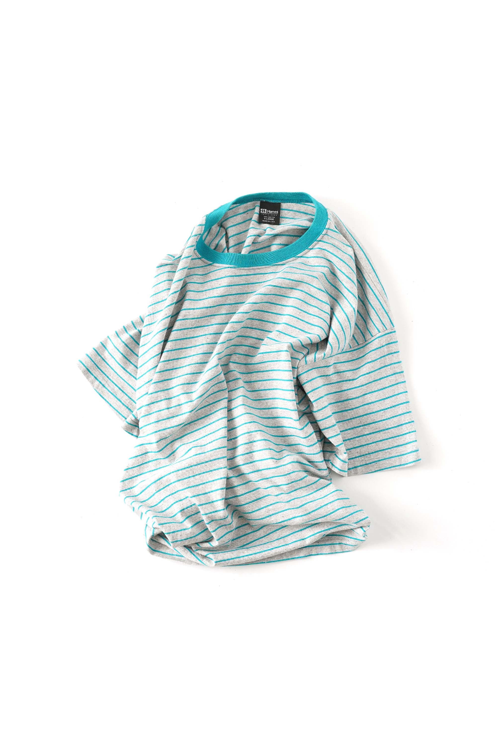 90S MADE IN USA HANES STRIPED T-SHIRT