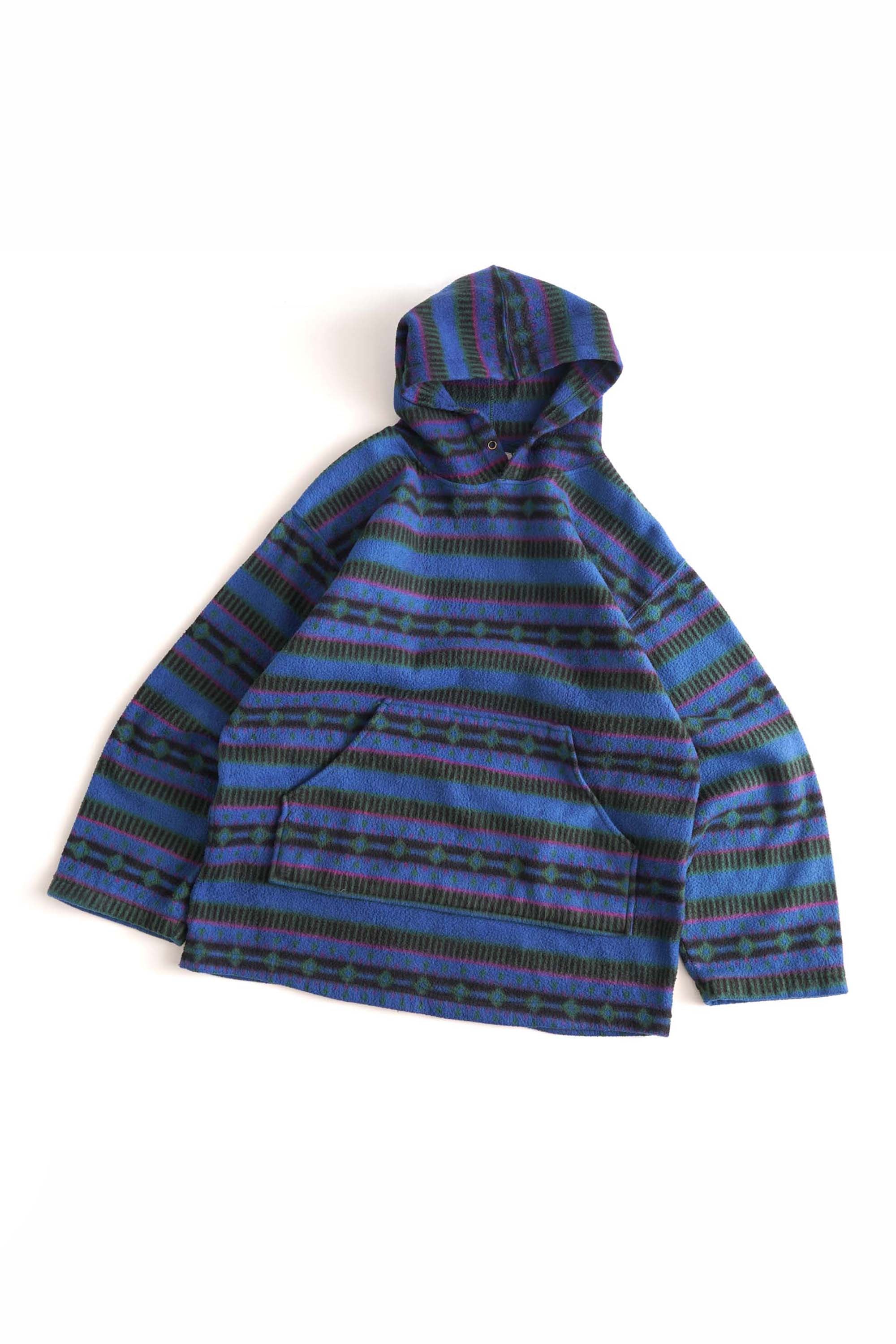 80~90S BLAZER FLEECE PATTERNED PARKER