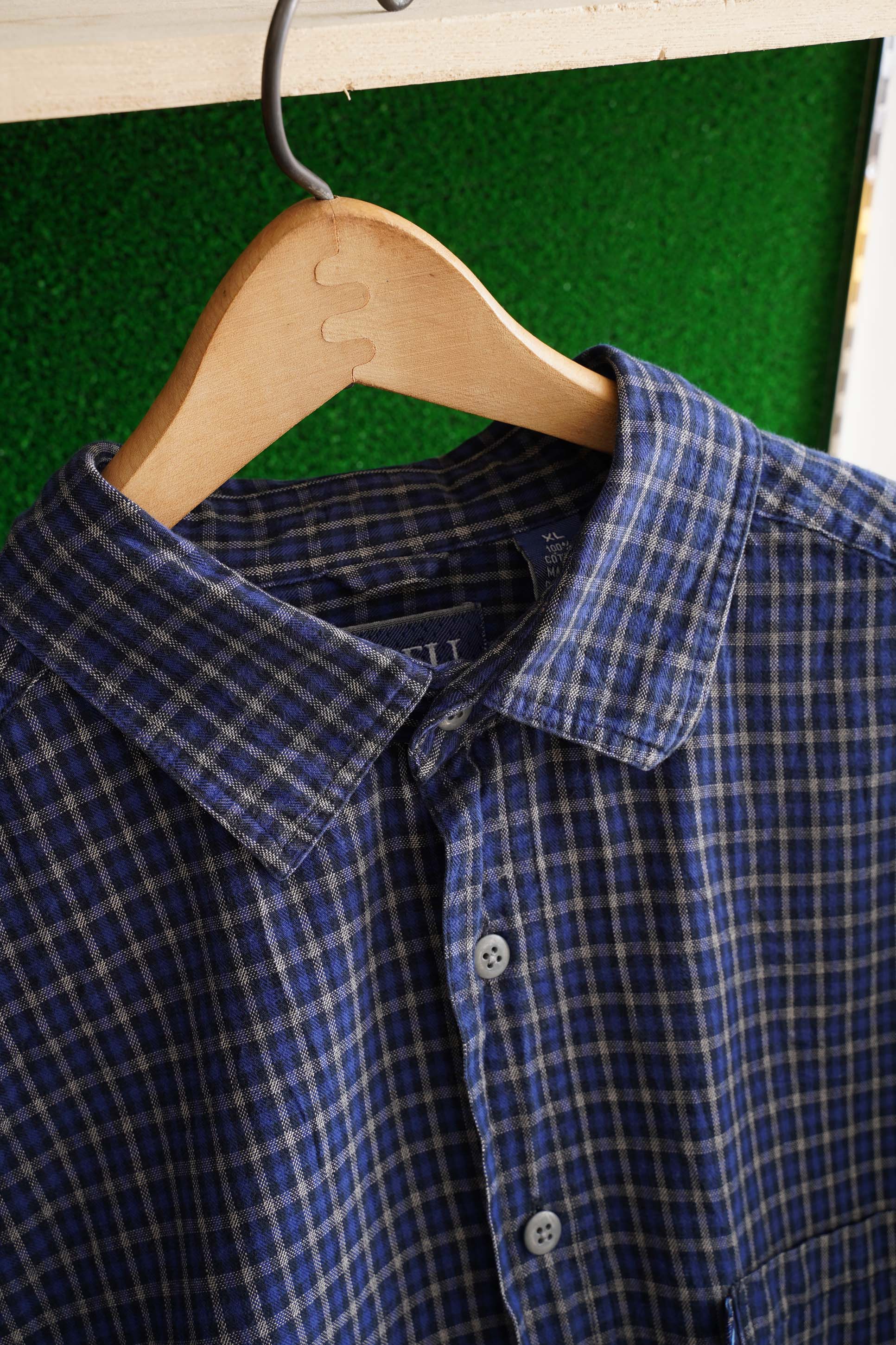 90S BLEU BY ARROW CHECKED SHIRT