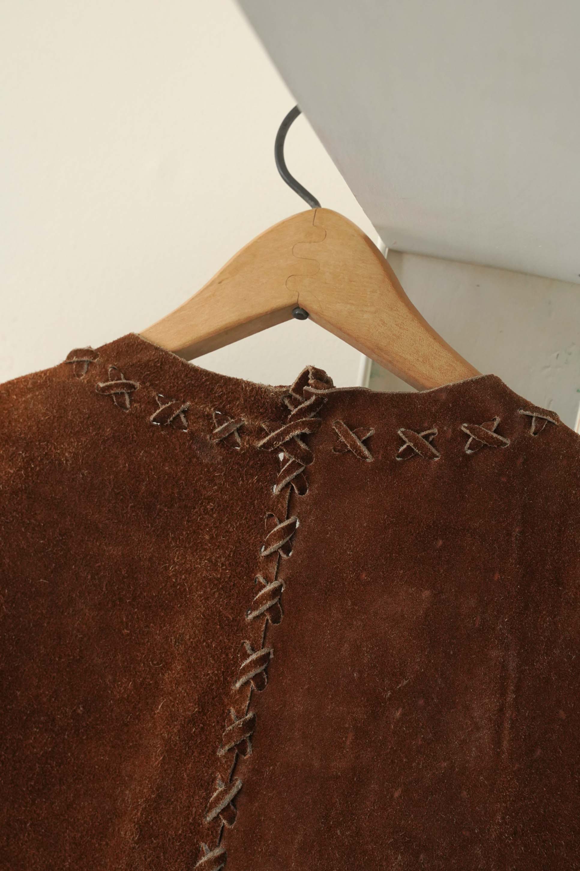 70S SUEDE LEATHER VEST