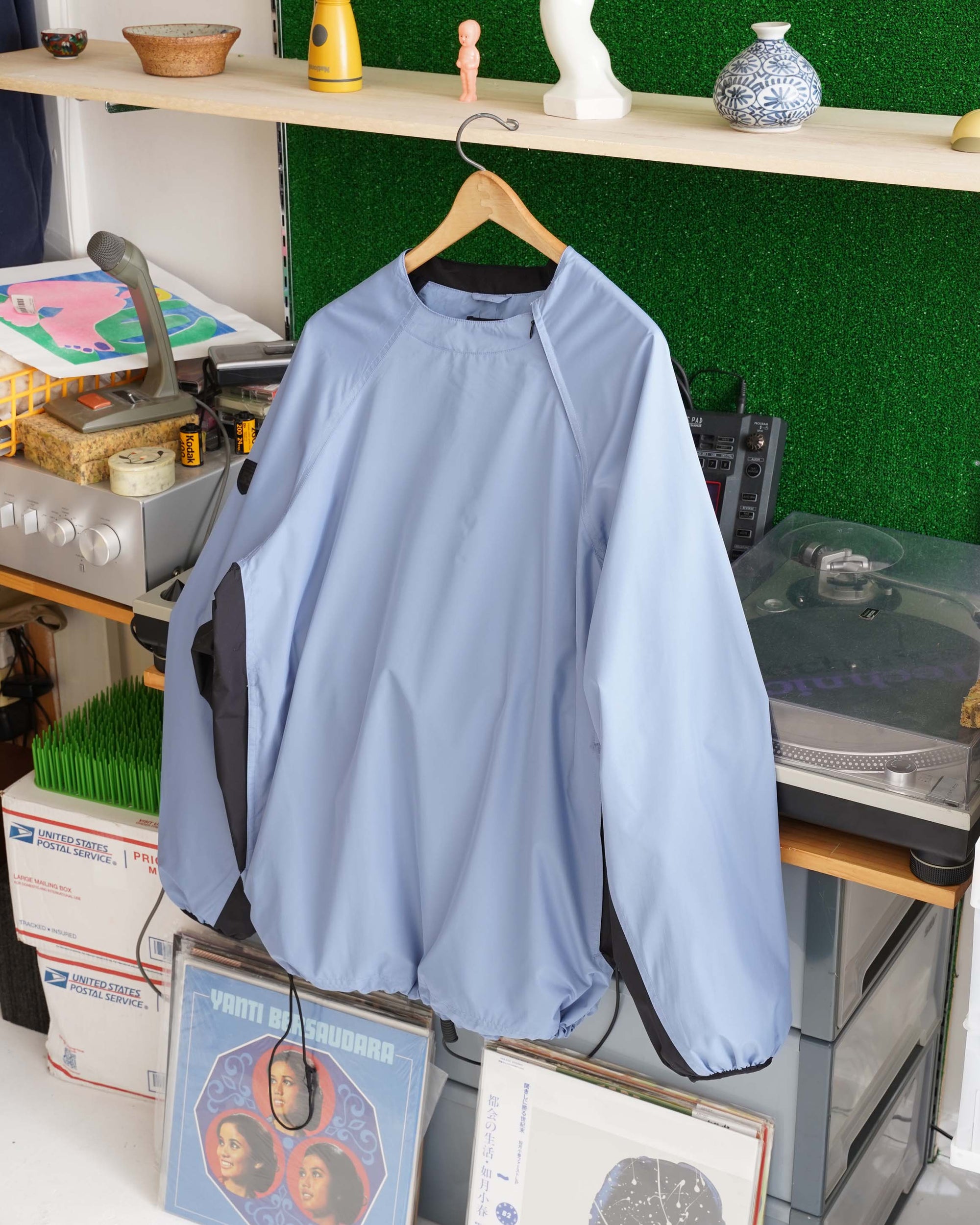 00S LEVEL WEAR DIAGONAL ZIP PULLOVER