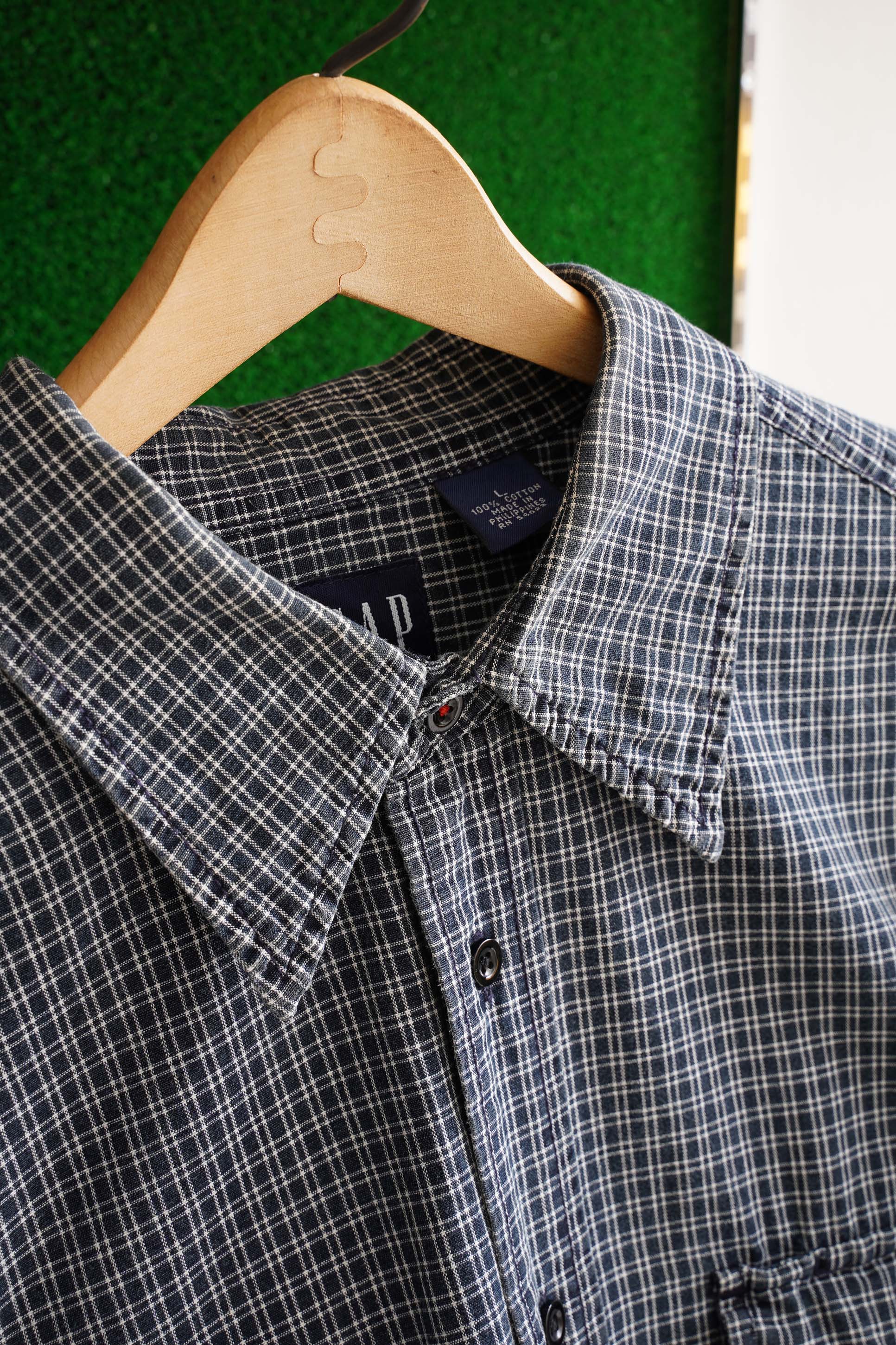 90~00S GAP CHECKED SHIRT