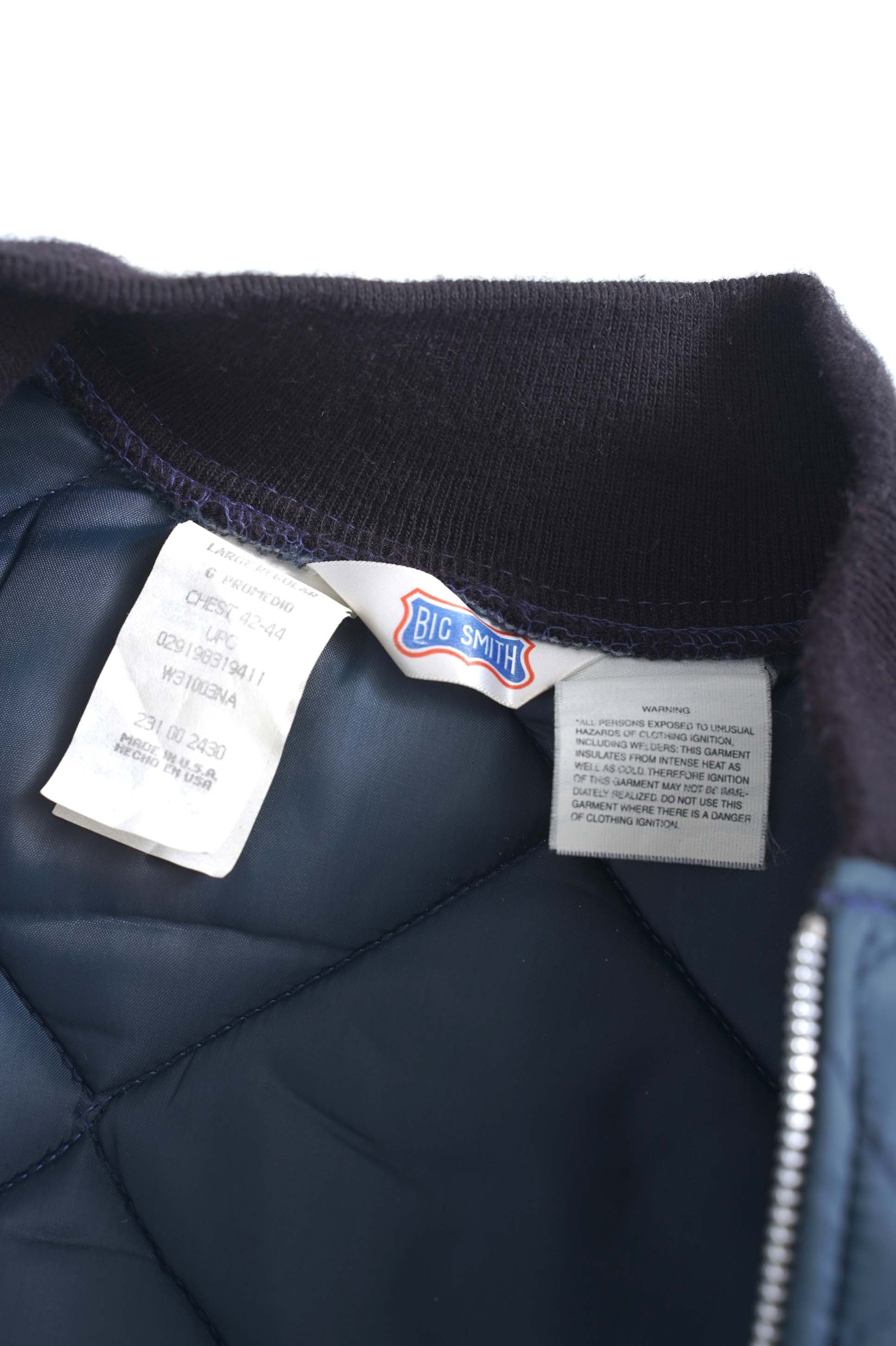 80S MADE USA BIG SMITH QUILTING VEST – KNEW STORE