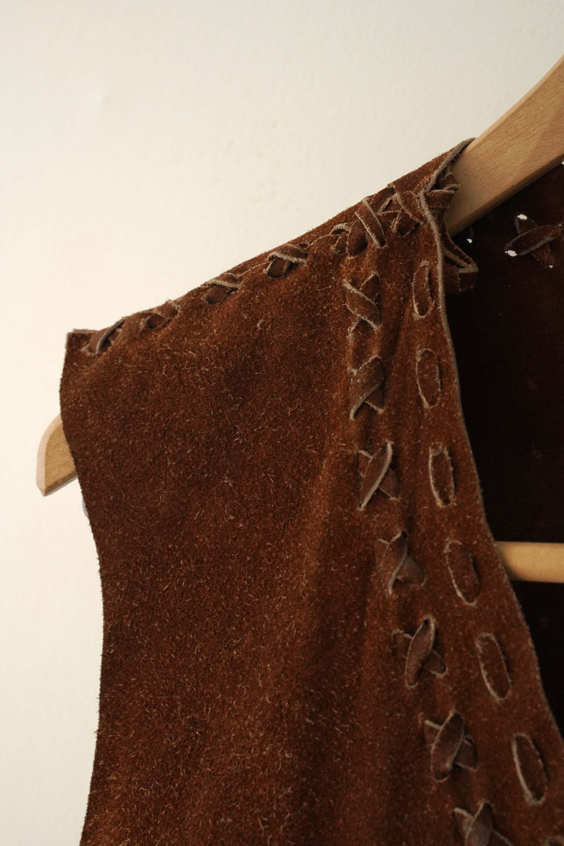 70S SUEDE LEATHER VEST