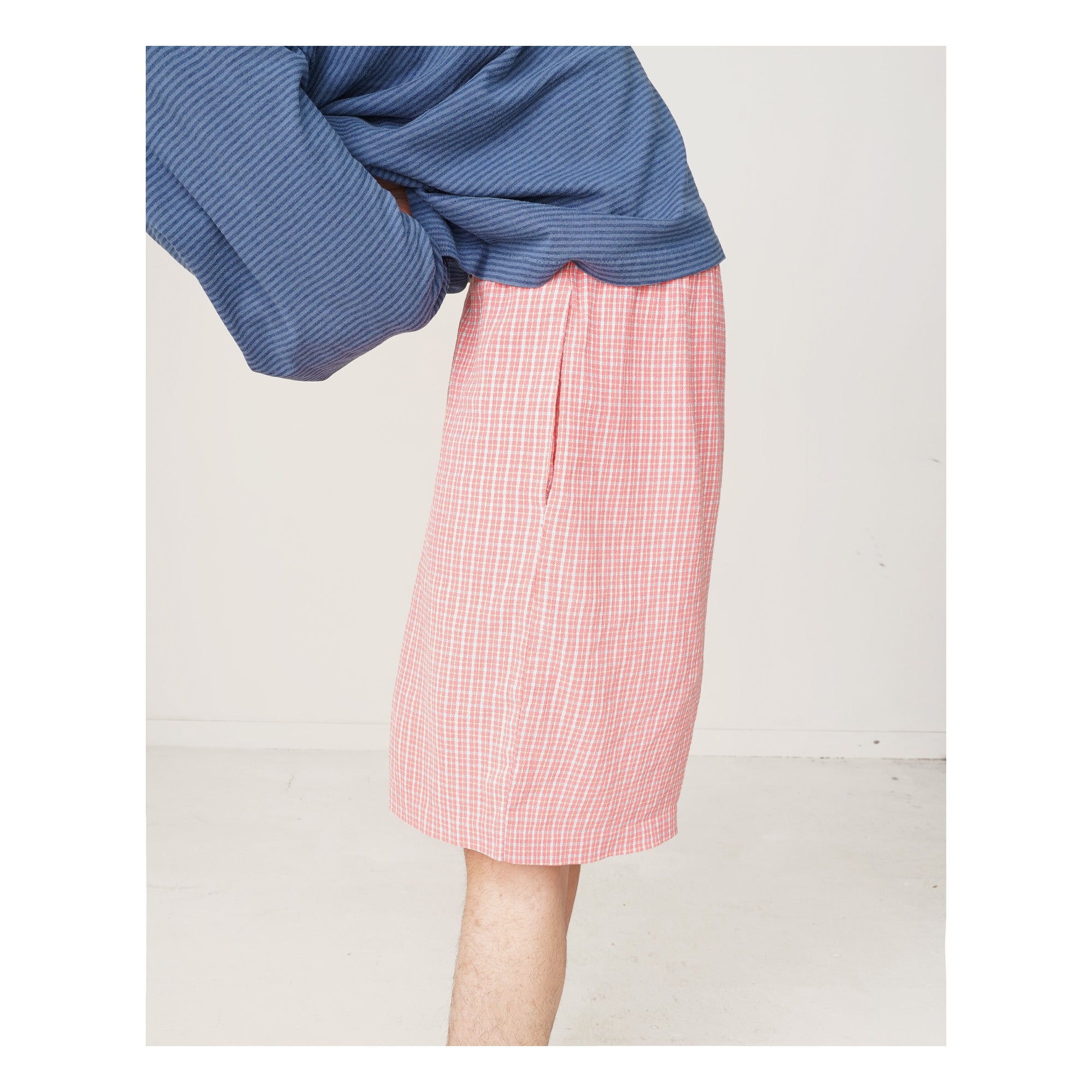 90S KORET FRANCISCA CHECKED HALF PANTS