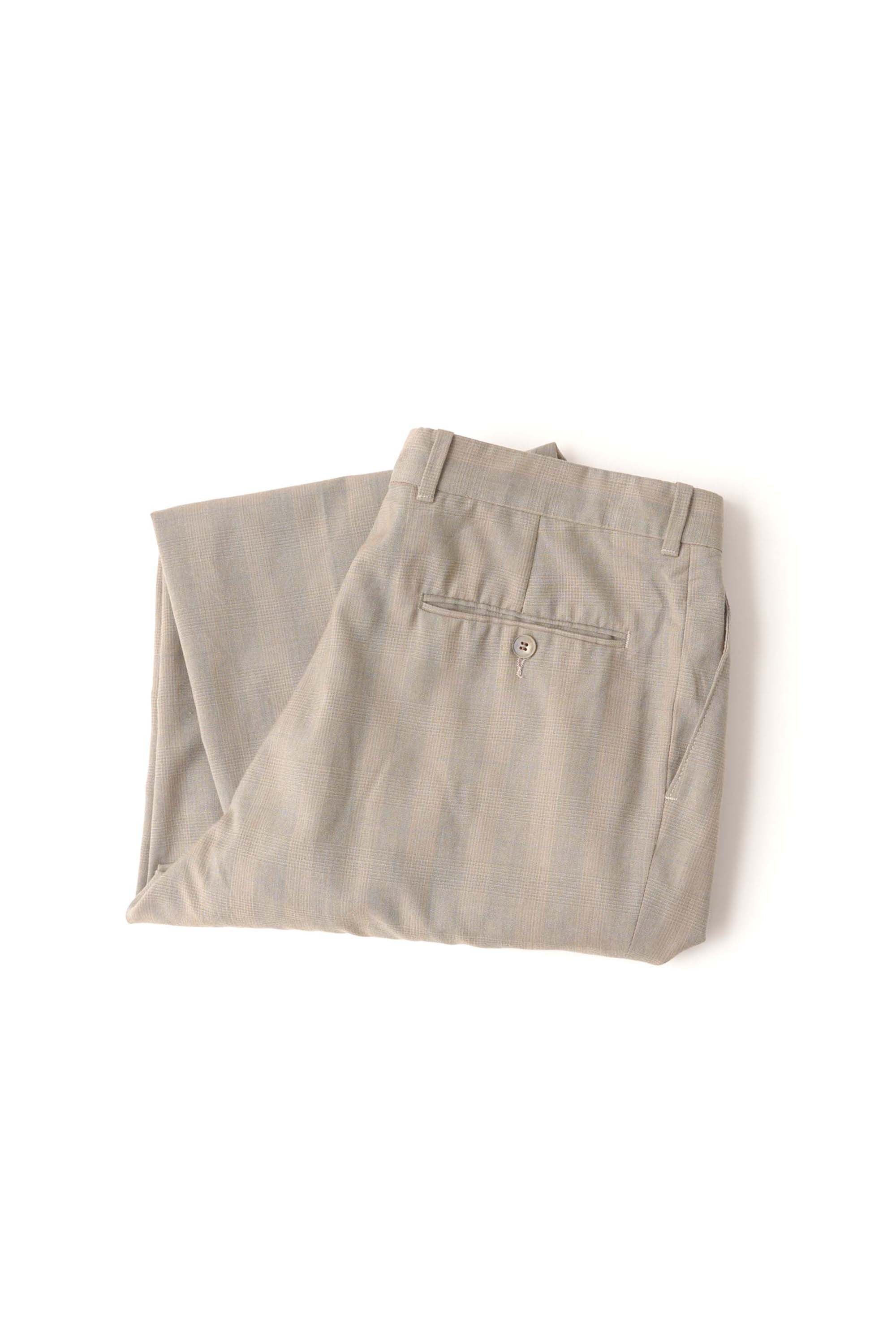 90S CACHAREL CHECKED 3TAC PANTS