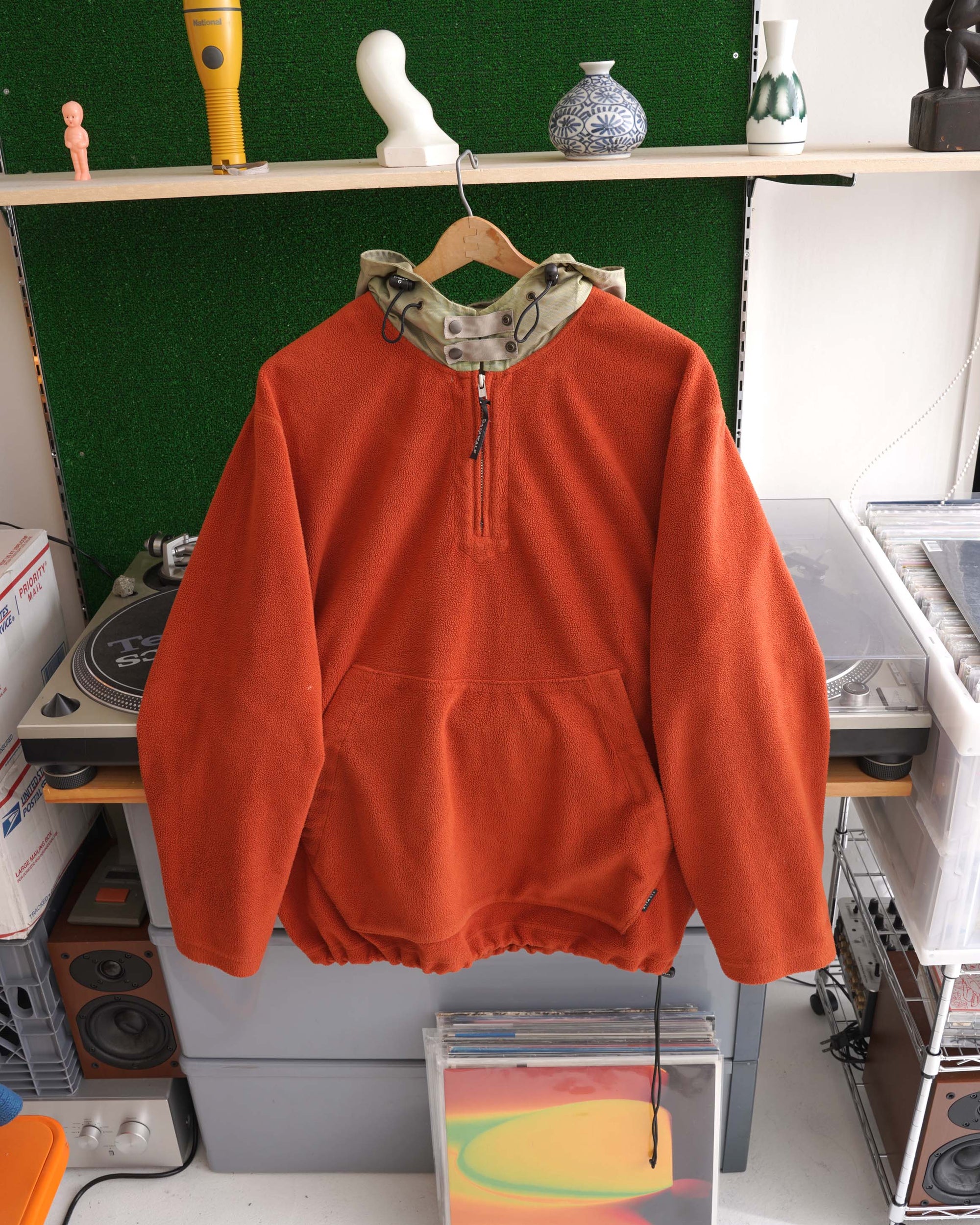 90~00S AIR WALK HALFZIP FLEECE PARKER