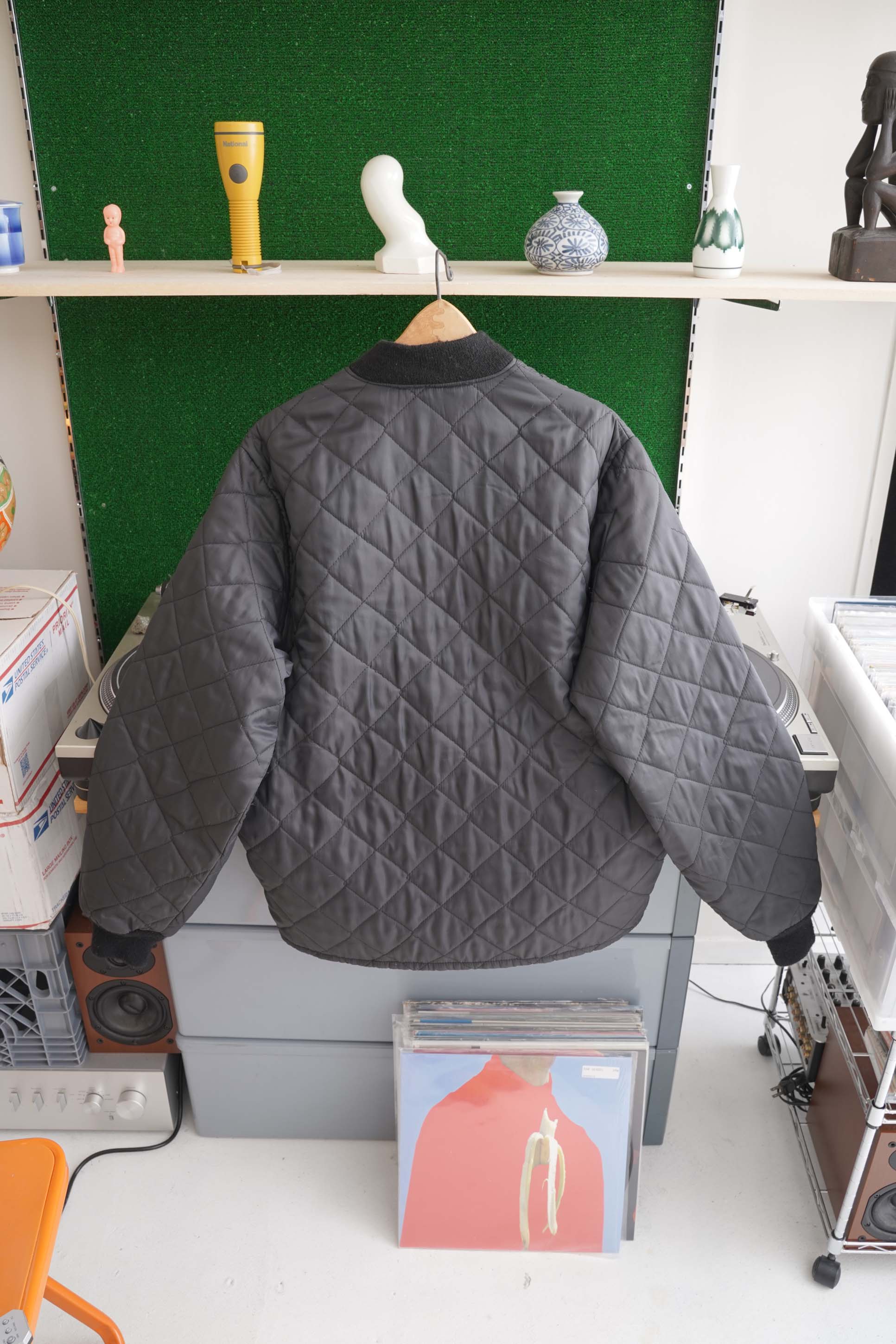 ジャケット・アウター quilting coat WATA AME quilting jacket / black | wee9s | ウィークス