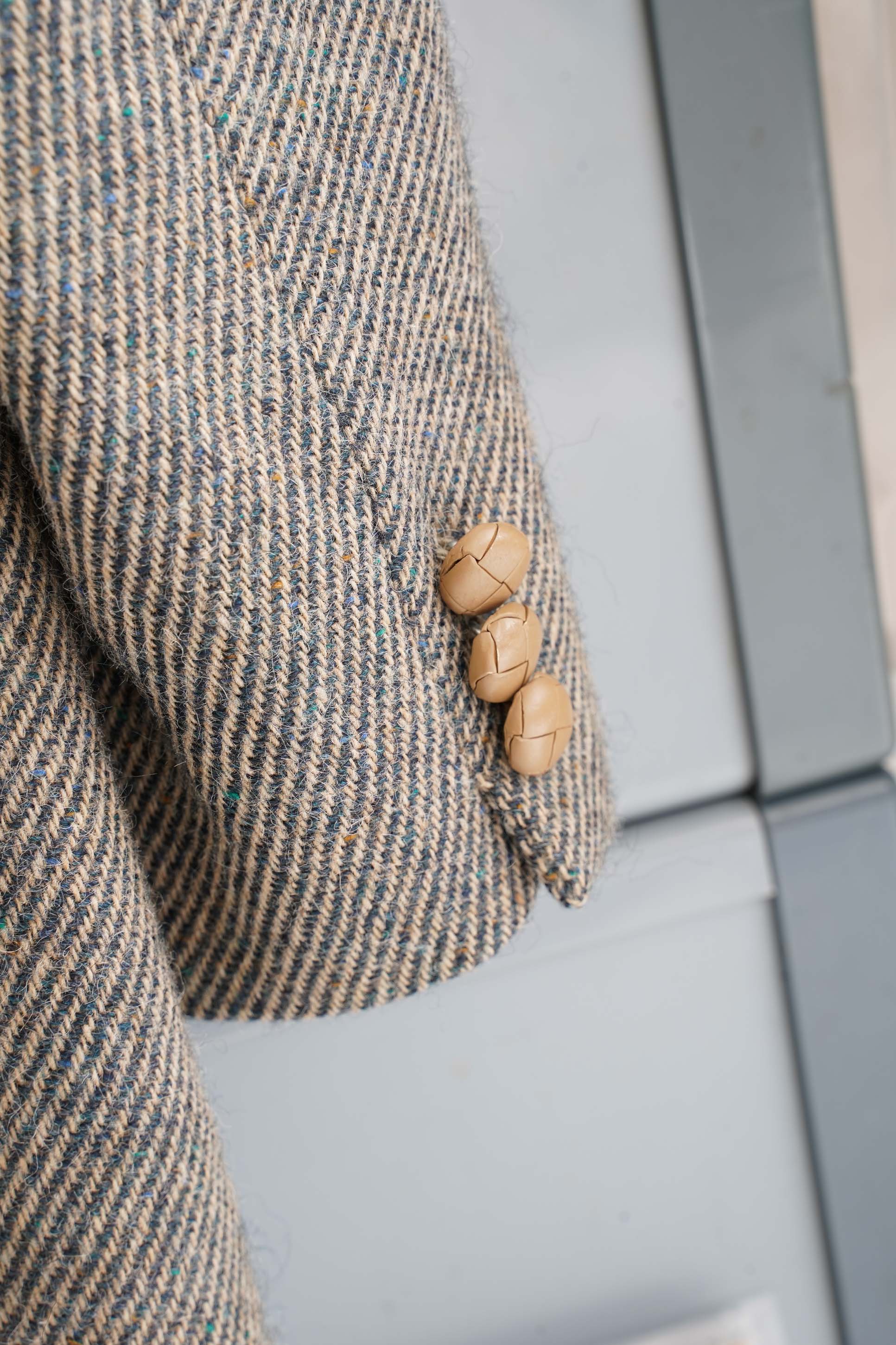 80S FARAH CLOTHING CO. WOOL TAILORED JACKET