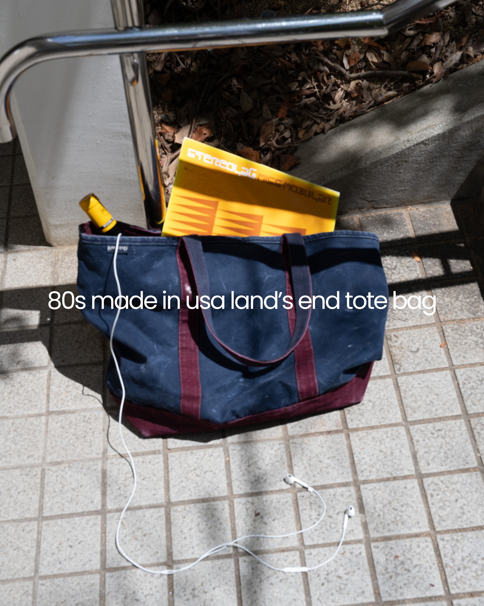 80S MADE IN USA LAND'S END TOTE BAG
