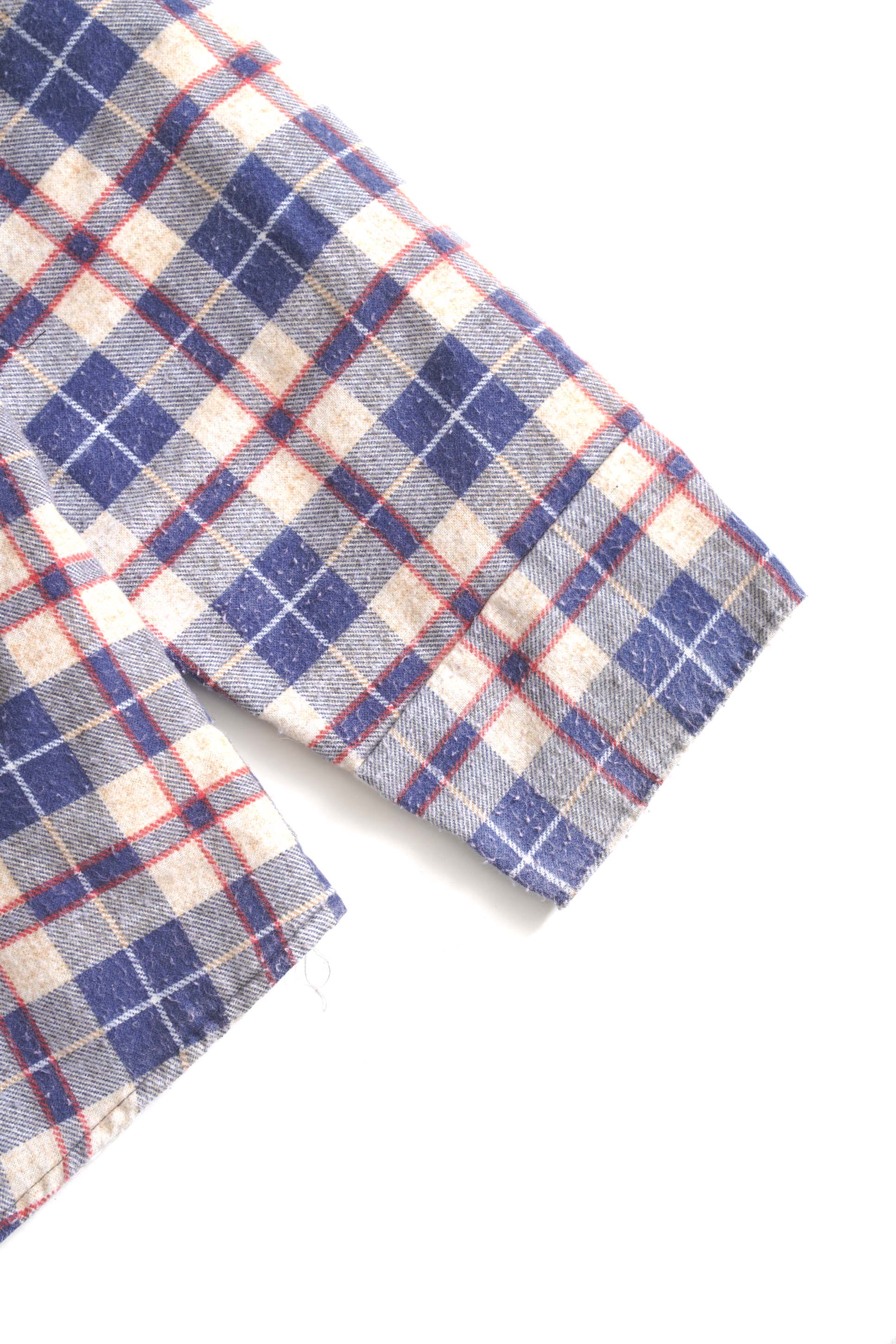 80S SEARS FLANNEL CHECK SHIRT