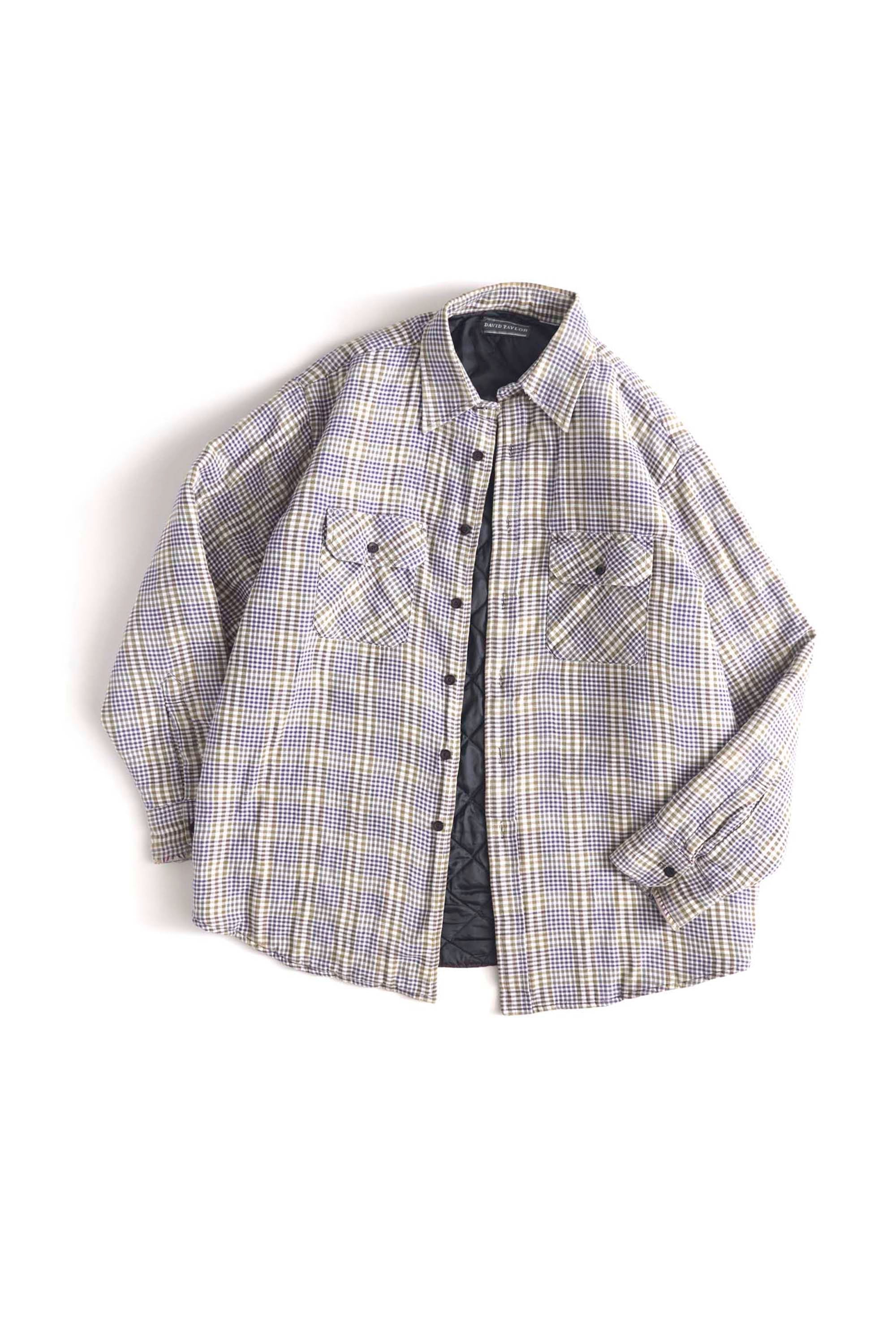 90S DAVID TAYLOR QUILTING SHIRT