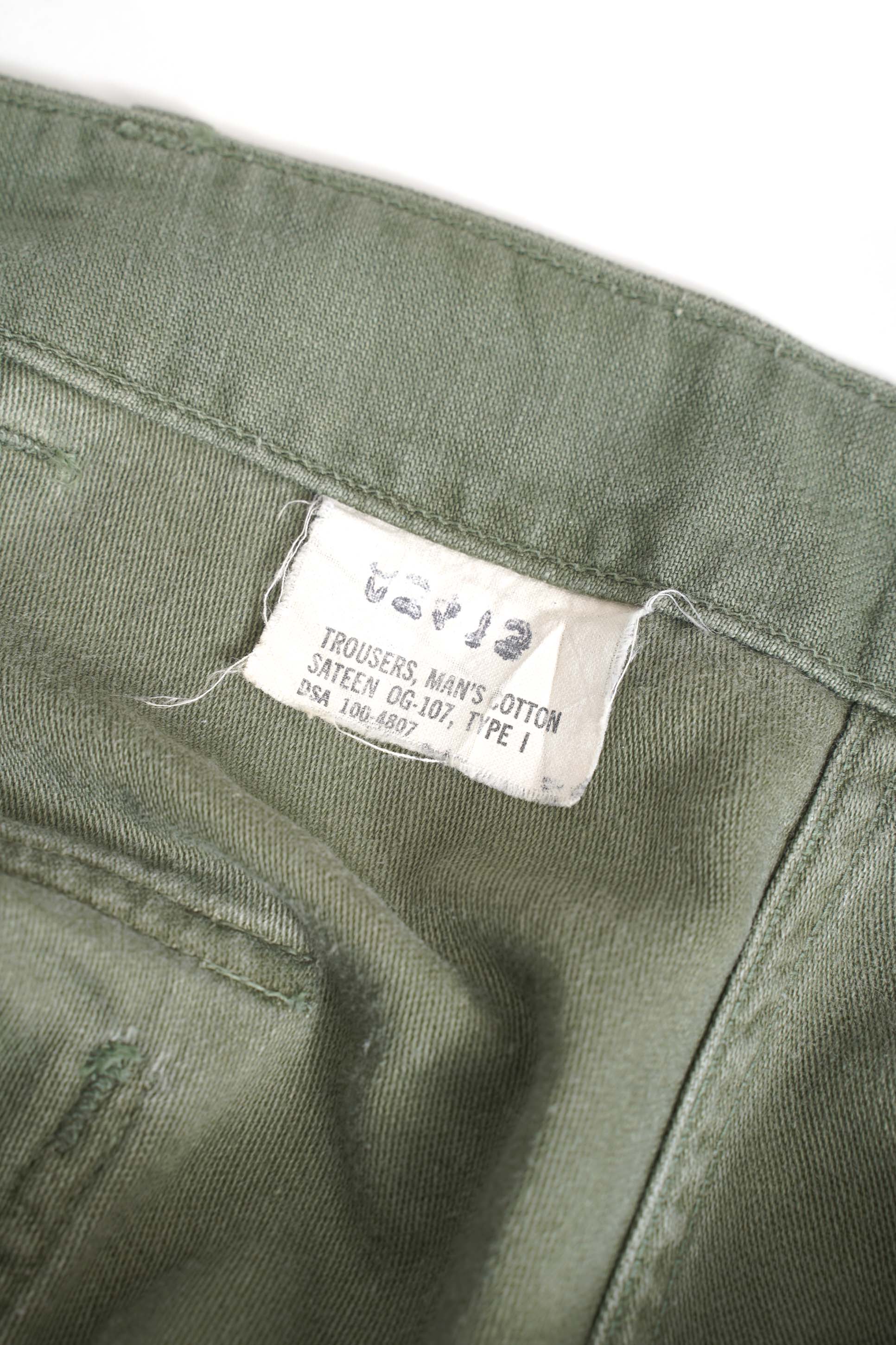 60S US ARMY BAKER PANTS OG-107