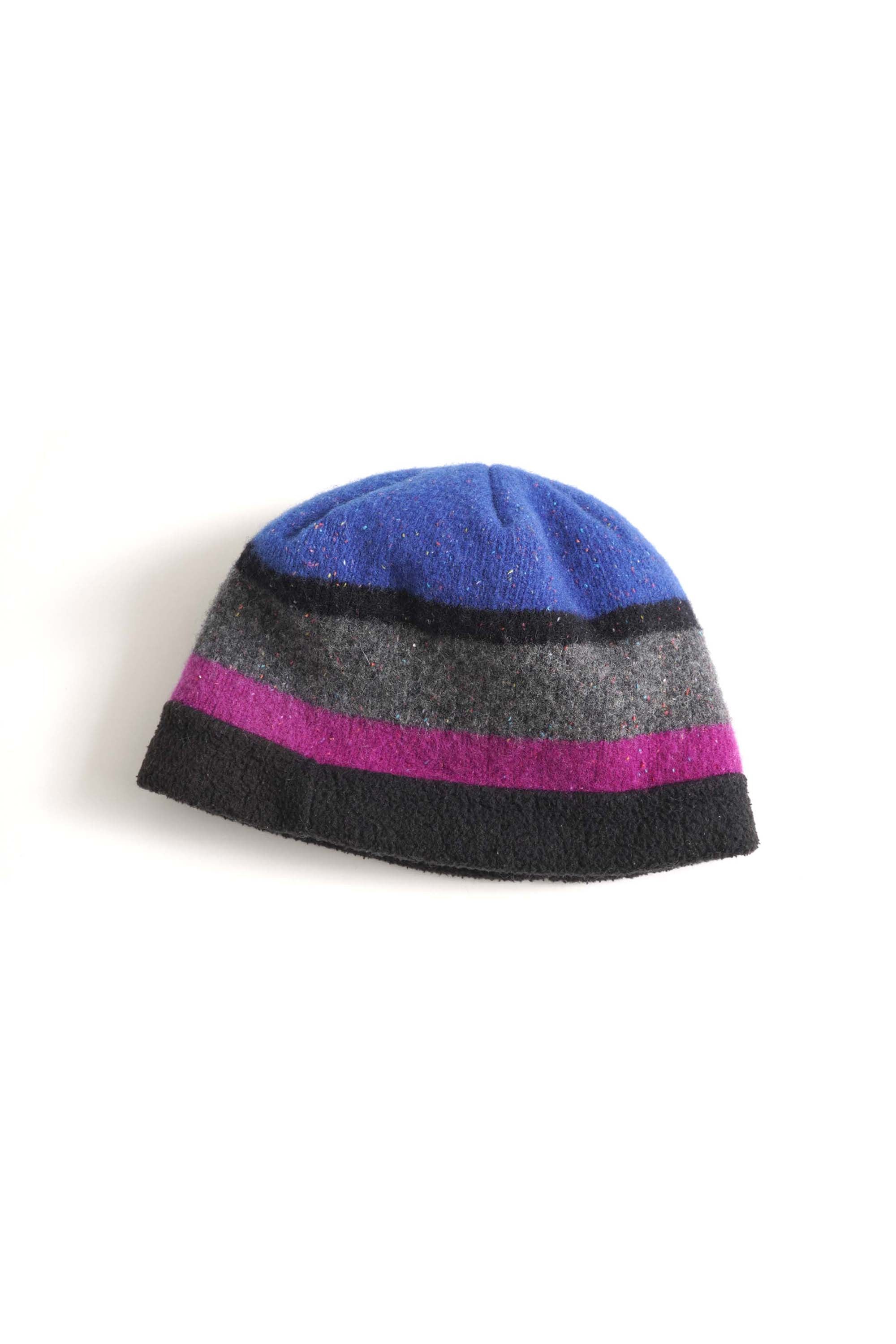 80S MADE IN USA UNKNOWN BRAND WOOL KNIT FLEECE HAT