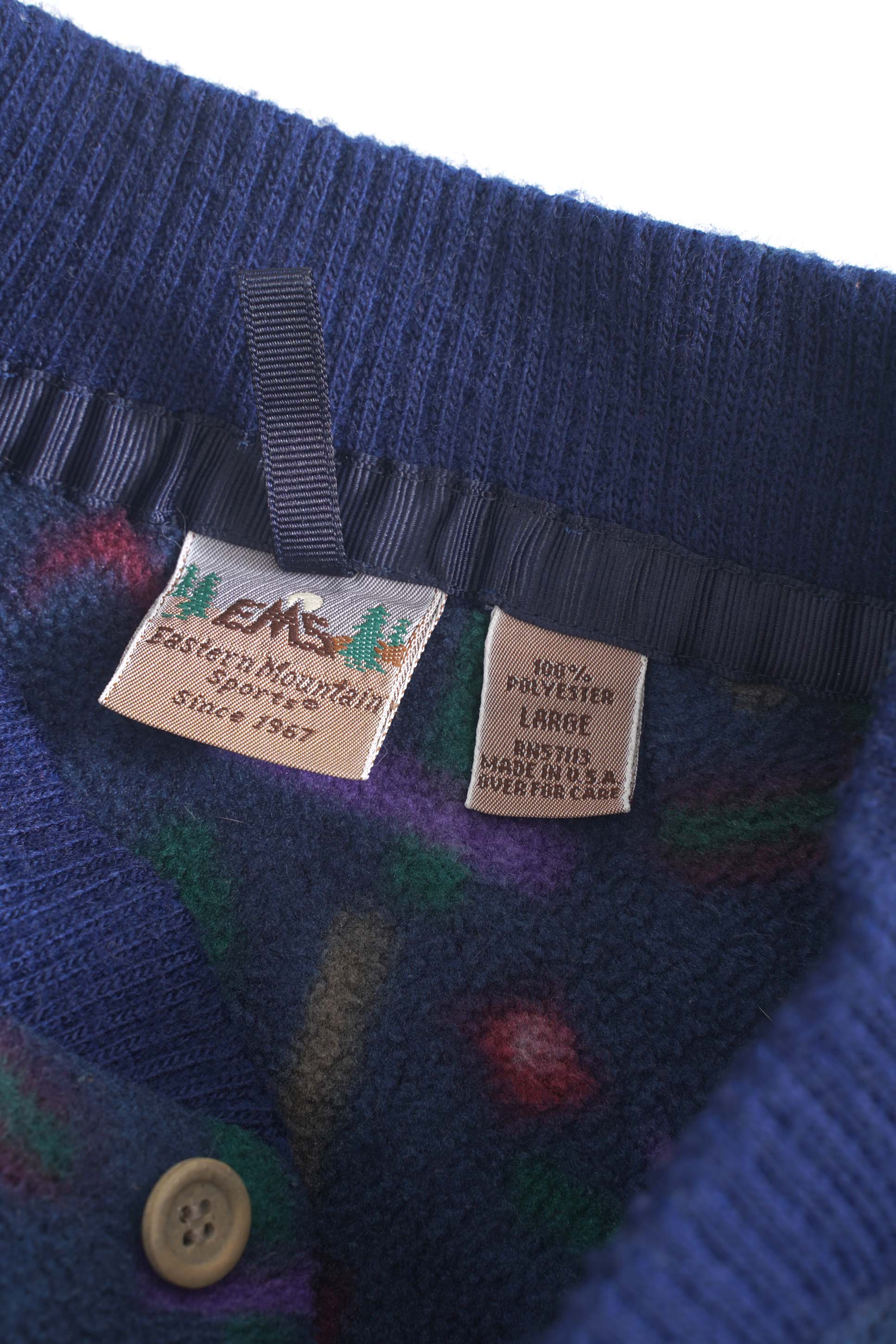 80S MADE IN USA EMS FLEECE HENRY NECK PULLOVER (POLARTEC)