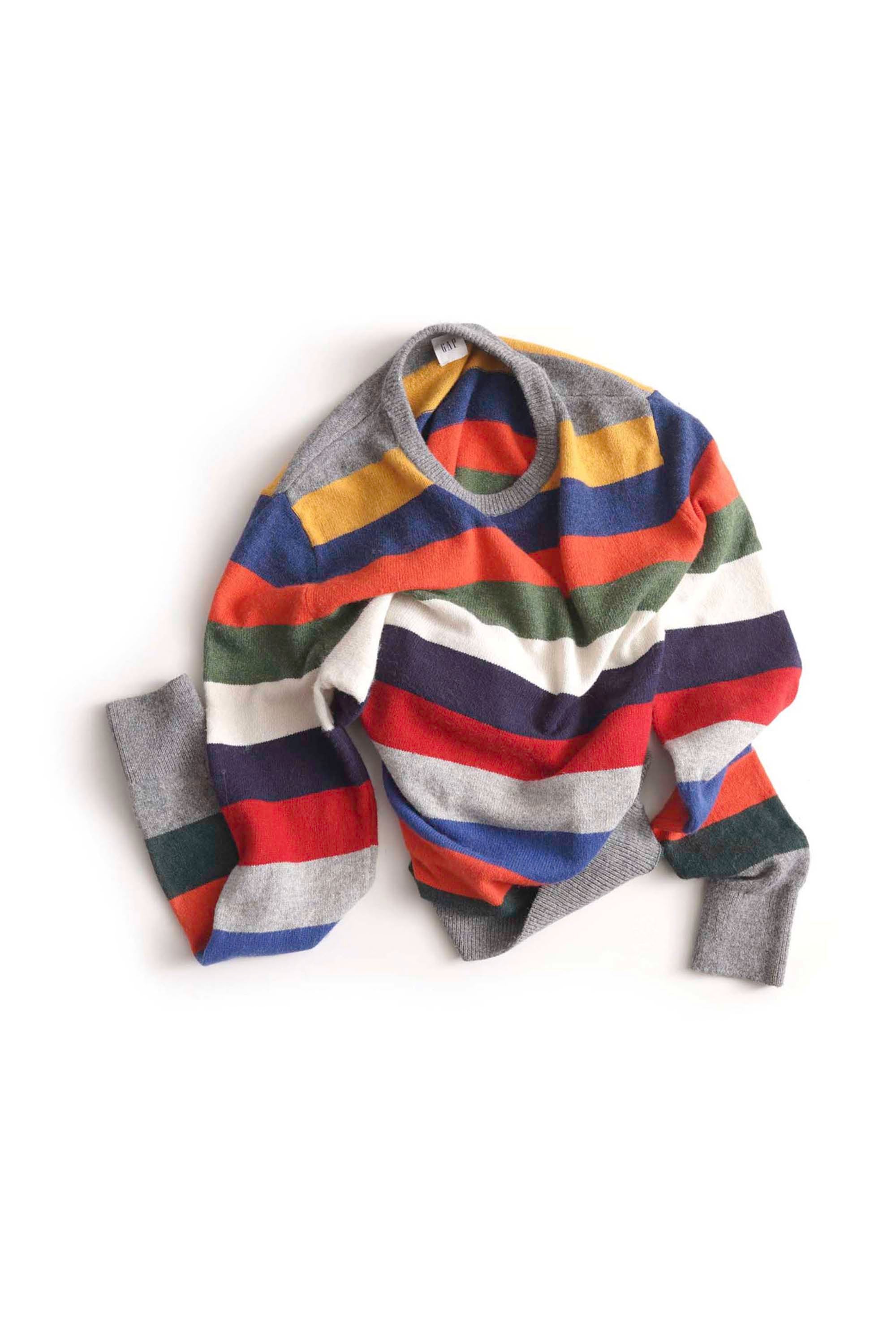 00S GAP STRIPED WOOL SWEATER