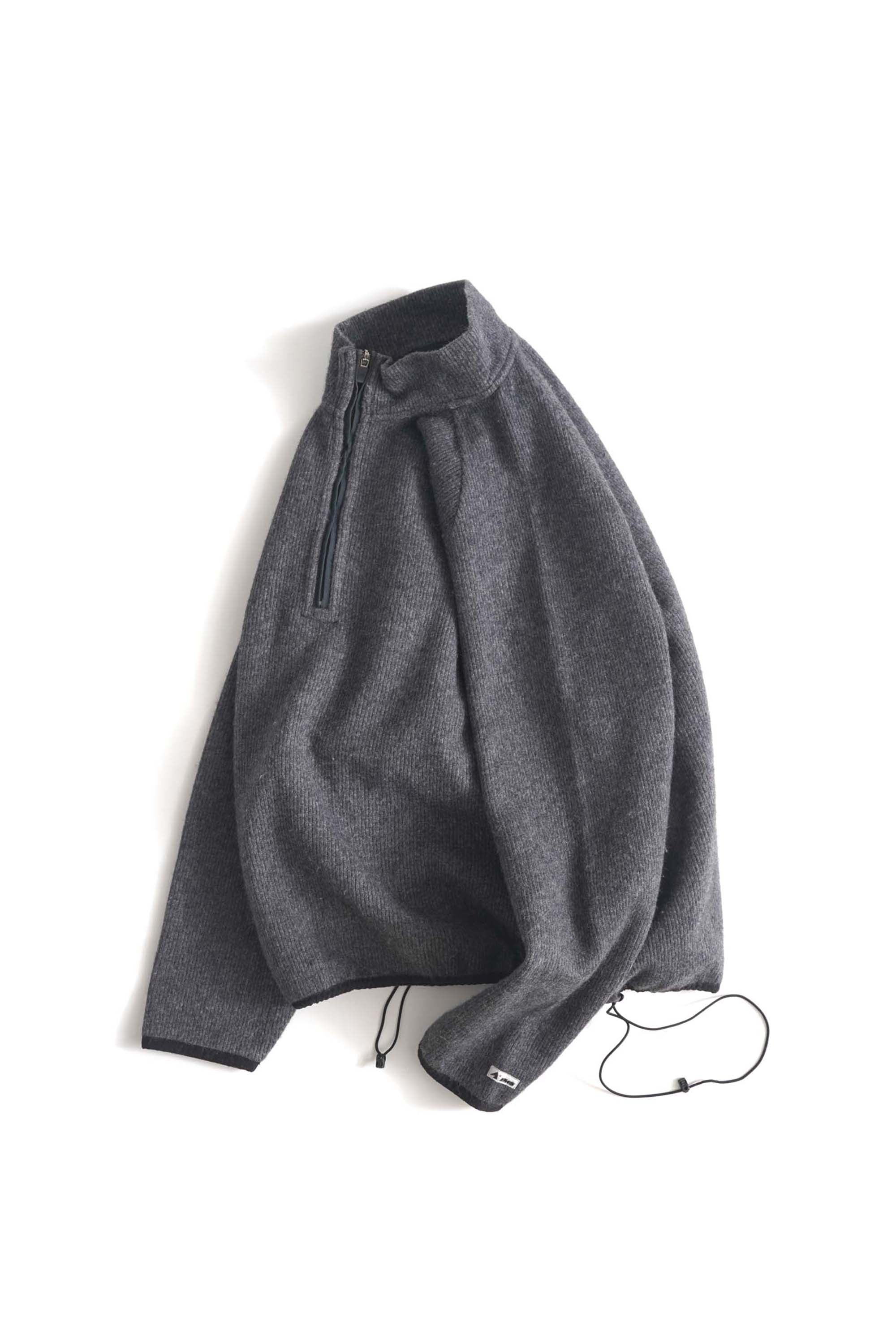 00S EMS (EASTERN MOUNTAIN SPORTS) HALF ZIP WOOL PULLOVER