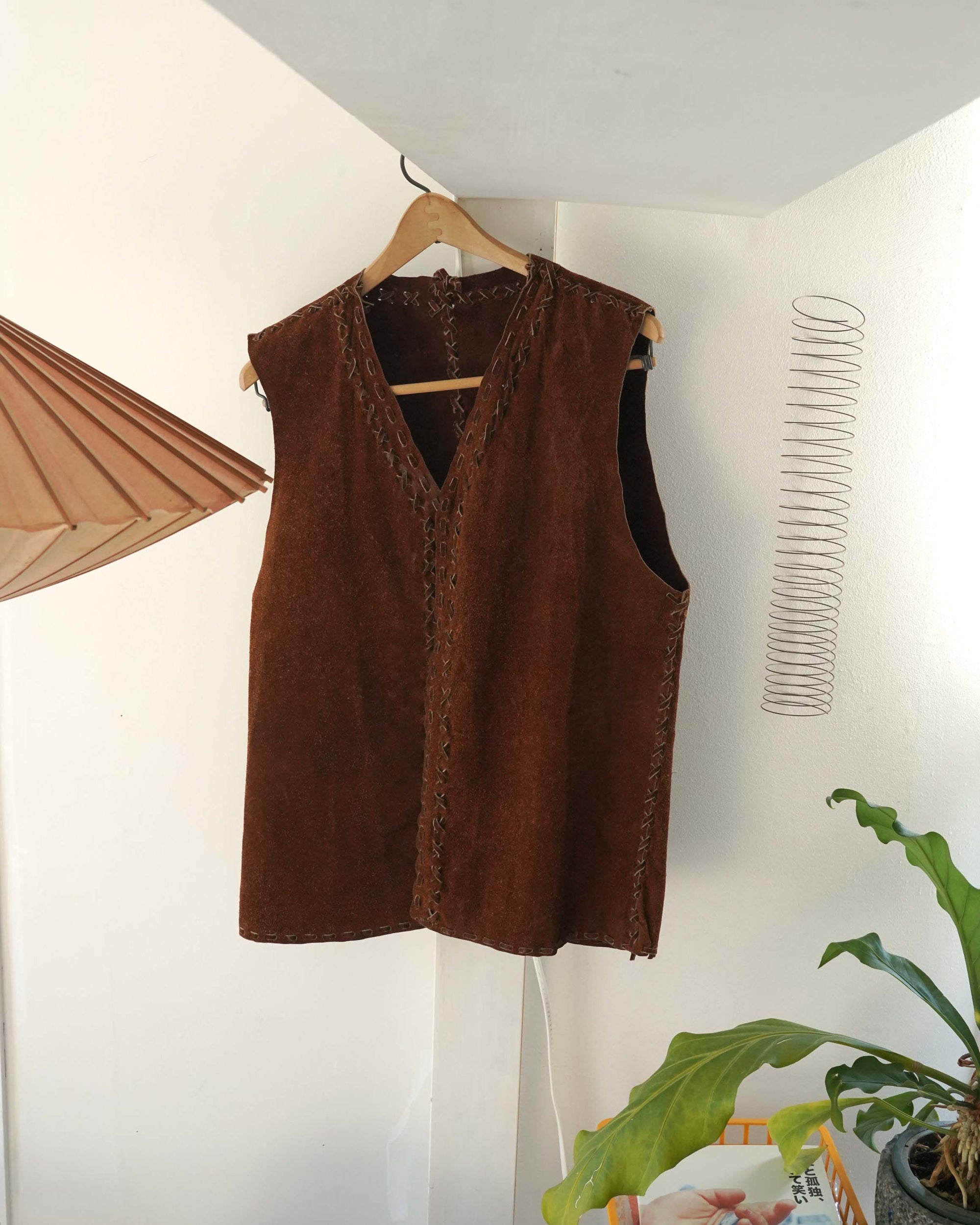 70S SUEDE LEATHER VEST