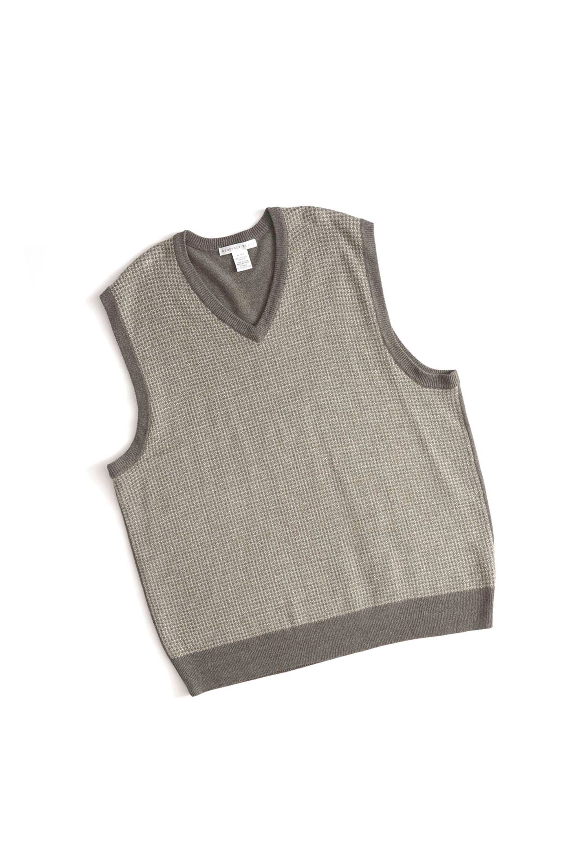 90S GEOFFREY BEENE ACRYLIC VEST