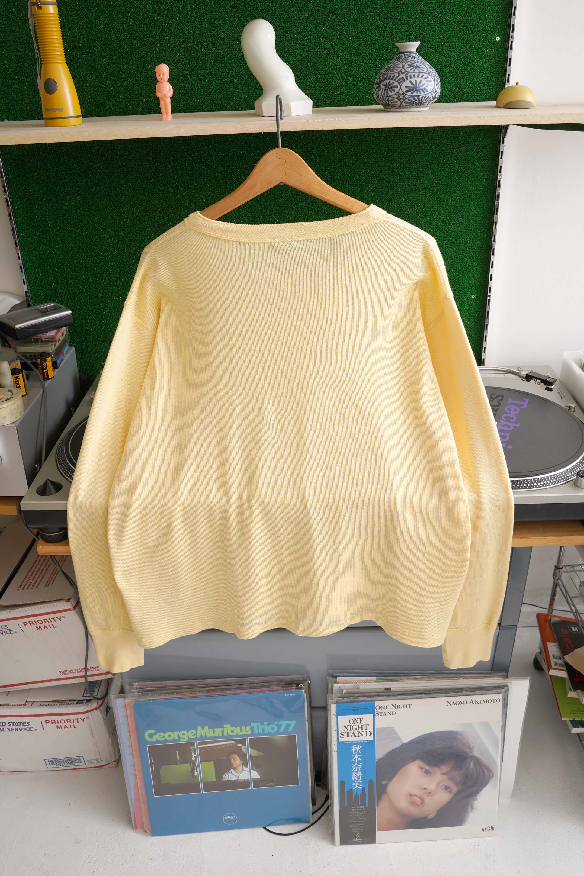 90S MADE IN USA GAP COTTON RIB L/S T-SHIRT