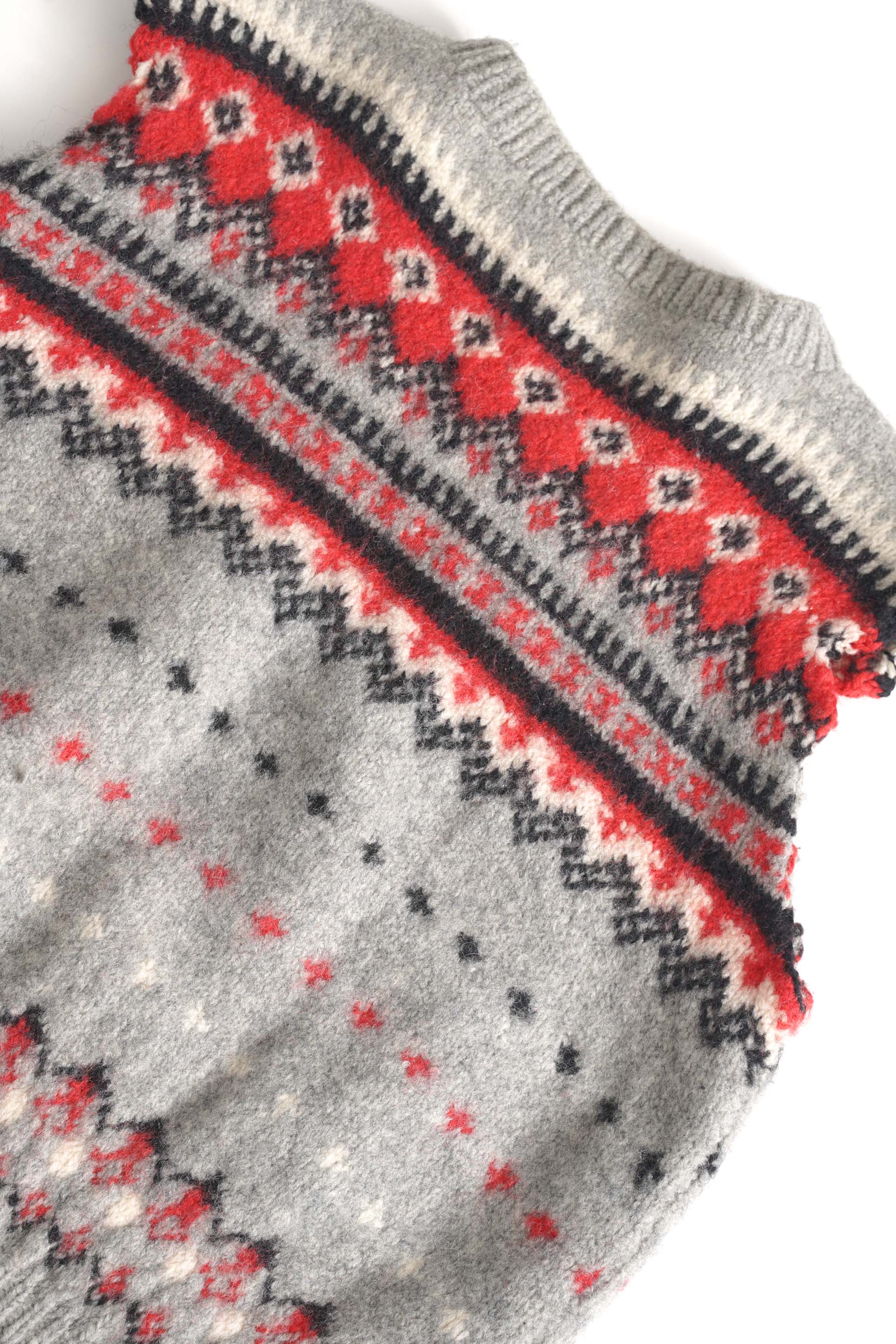 UNKNOWN BRAND FAIR ISLE WOOL VEST