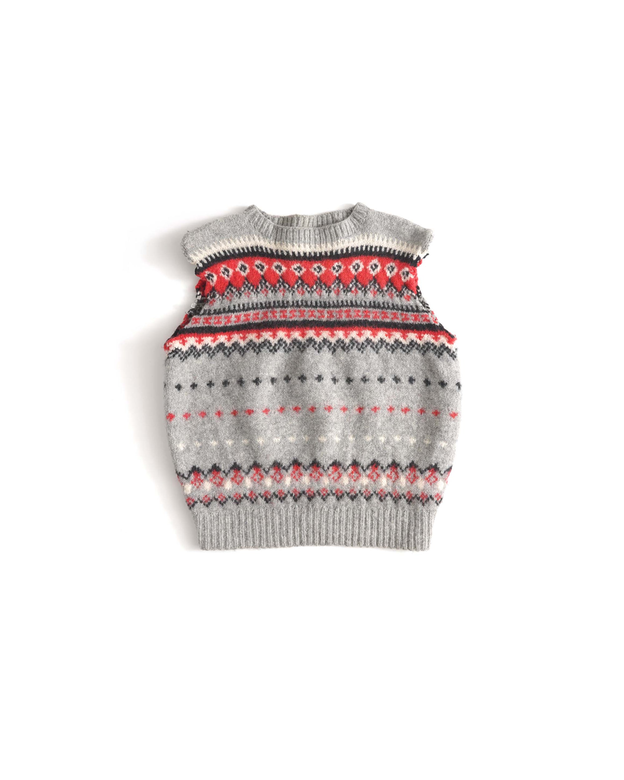 UNKNOWN BRAND FAIR ISLE WOOL VEST