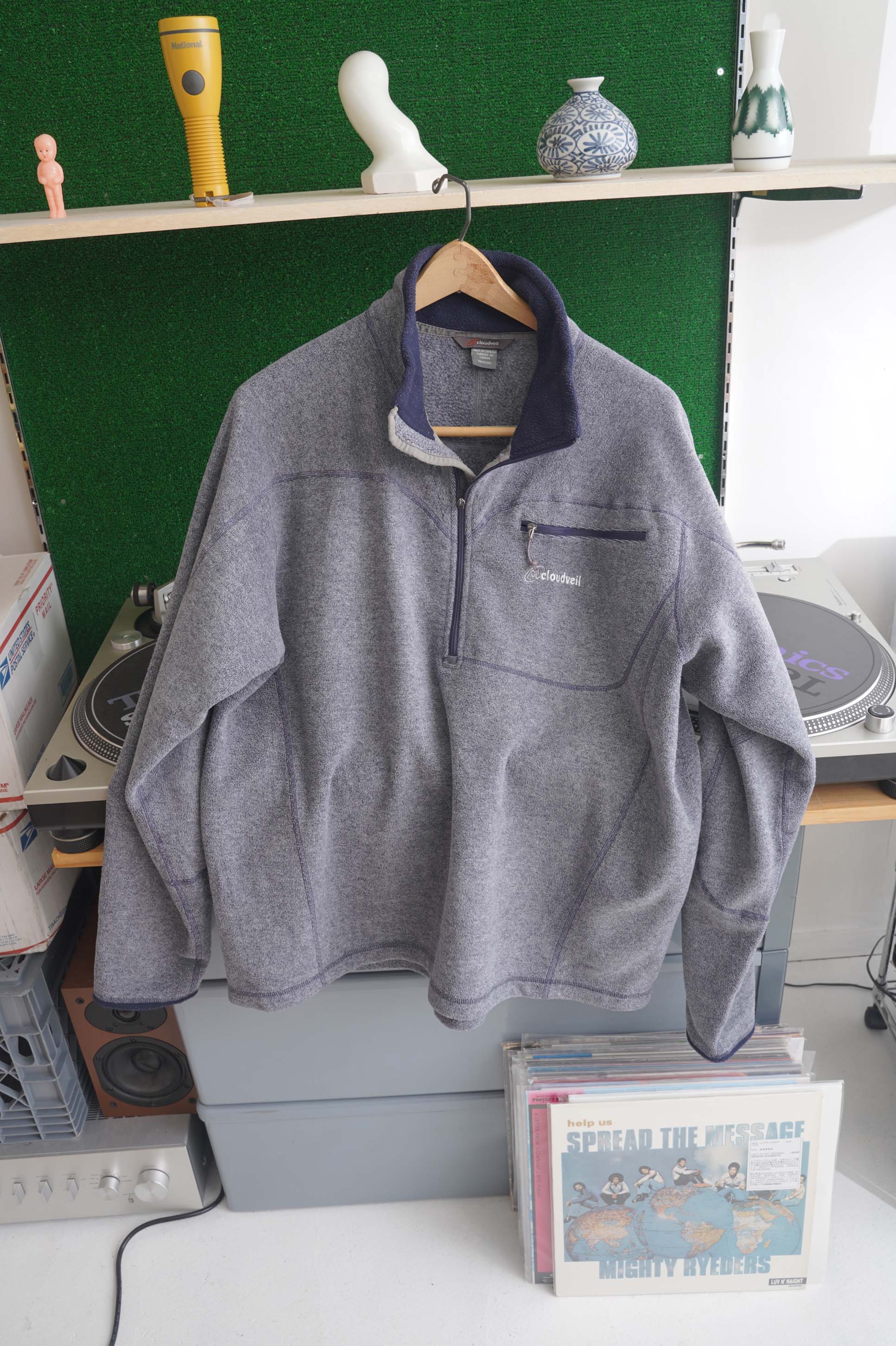 00S MADE IN CANADA CLOUDVEIL HALFZIP FLEECE PULLOVER