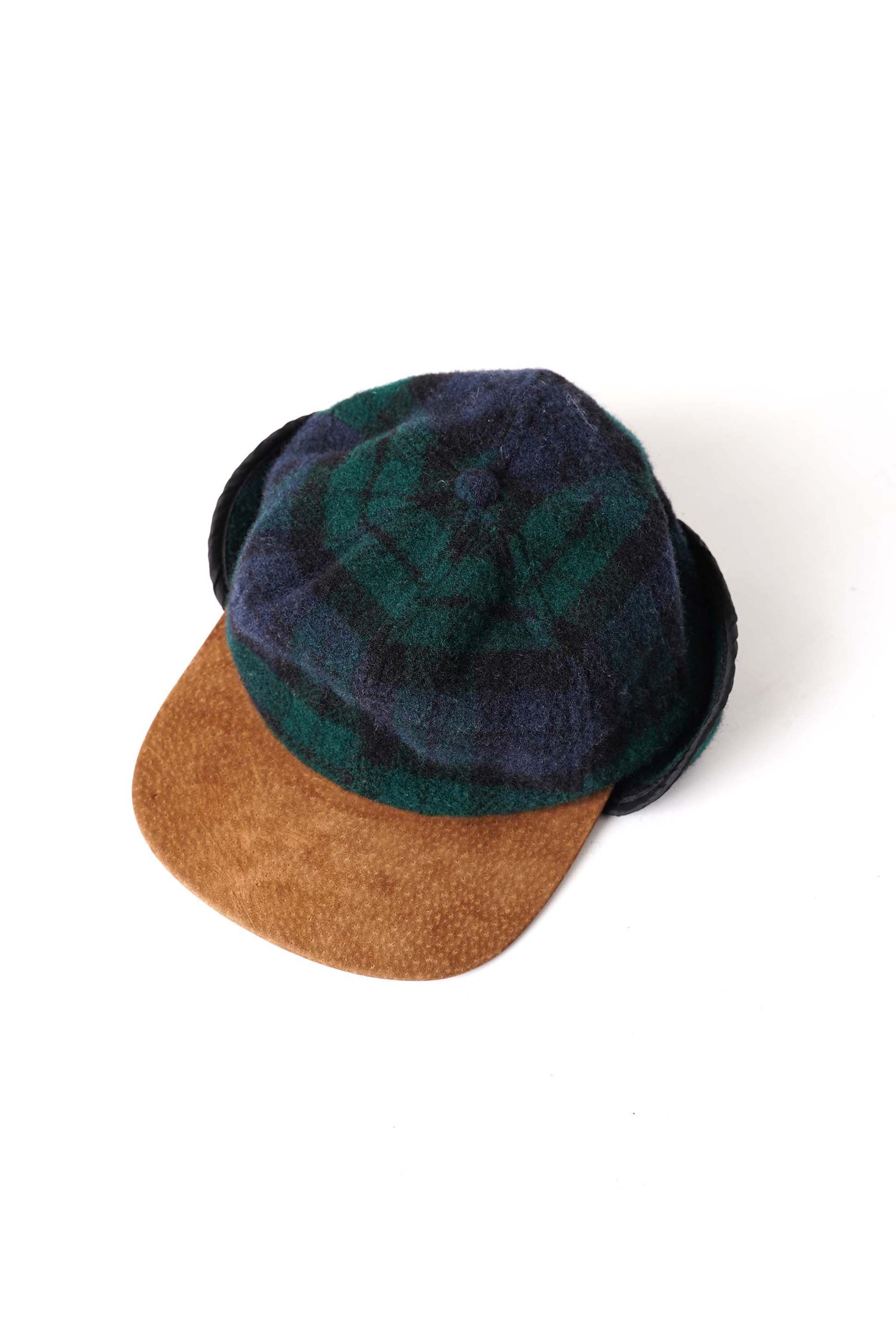 80S MADE IN USA EDDIE BAUER WOOL TRAPPER HAT