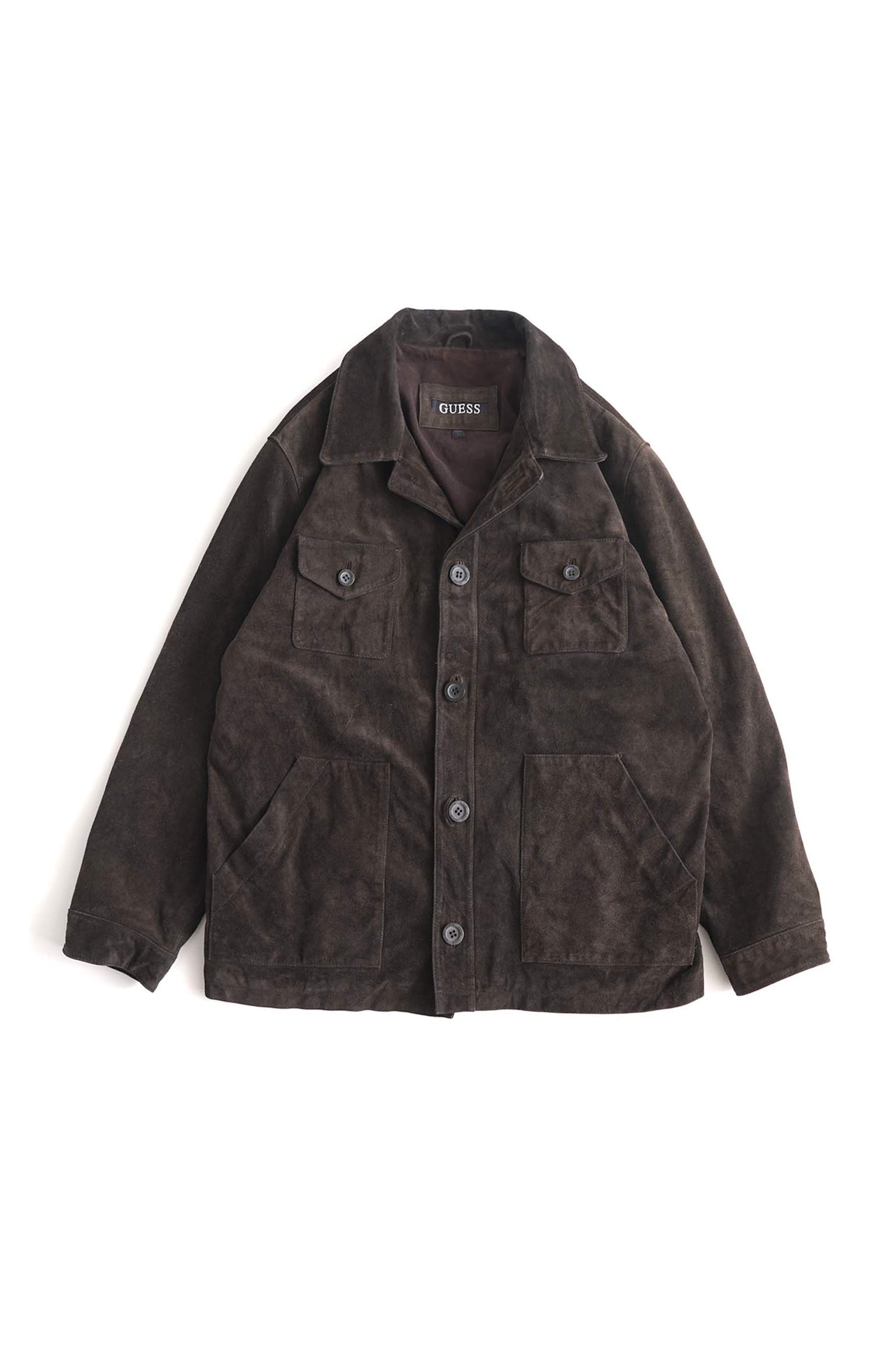 90S GUESS SUEDE LEATHER JACKET