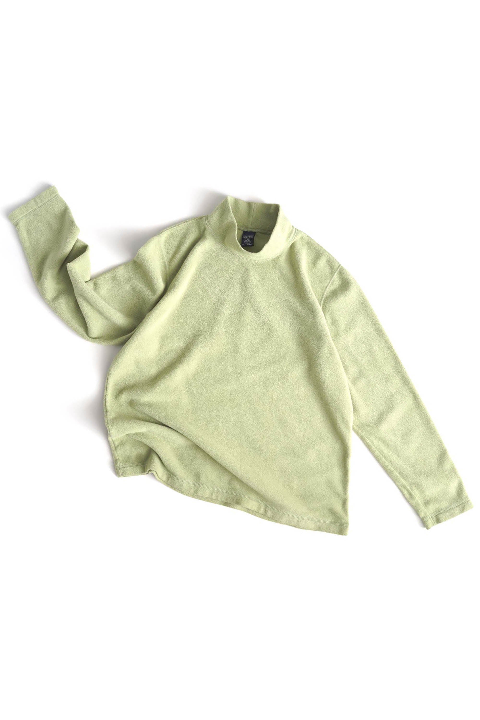 90S LAND'S END FLEECE MOCKNECK PULLOVER