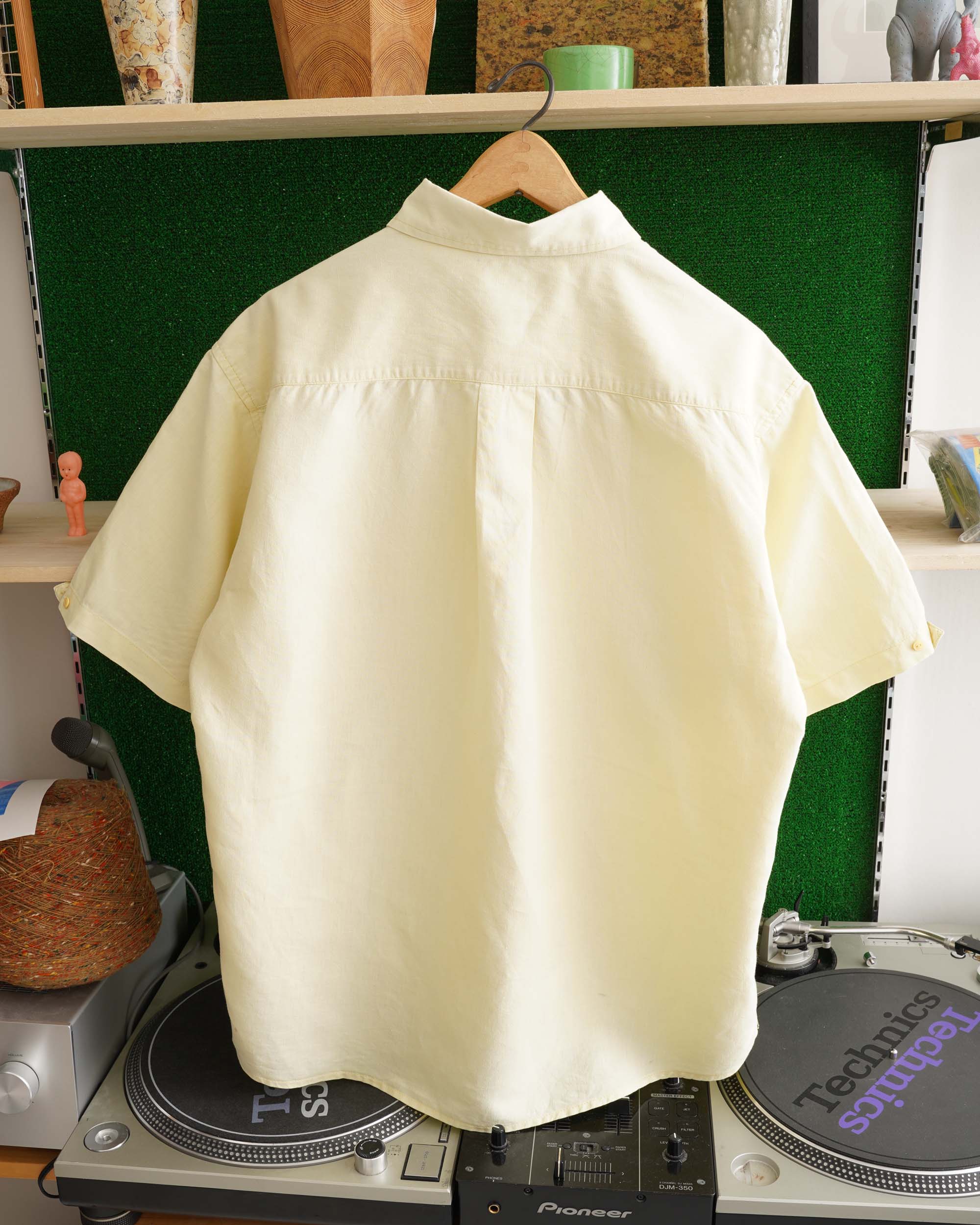 90S OLD NAVY LINEN PLAIN SHIRT