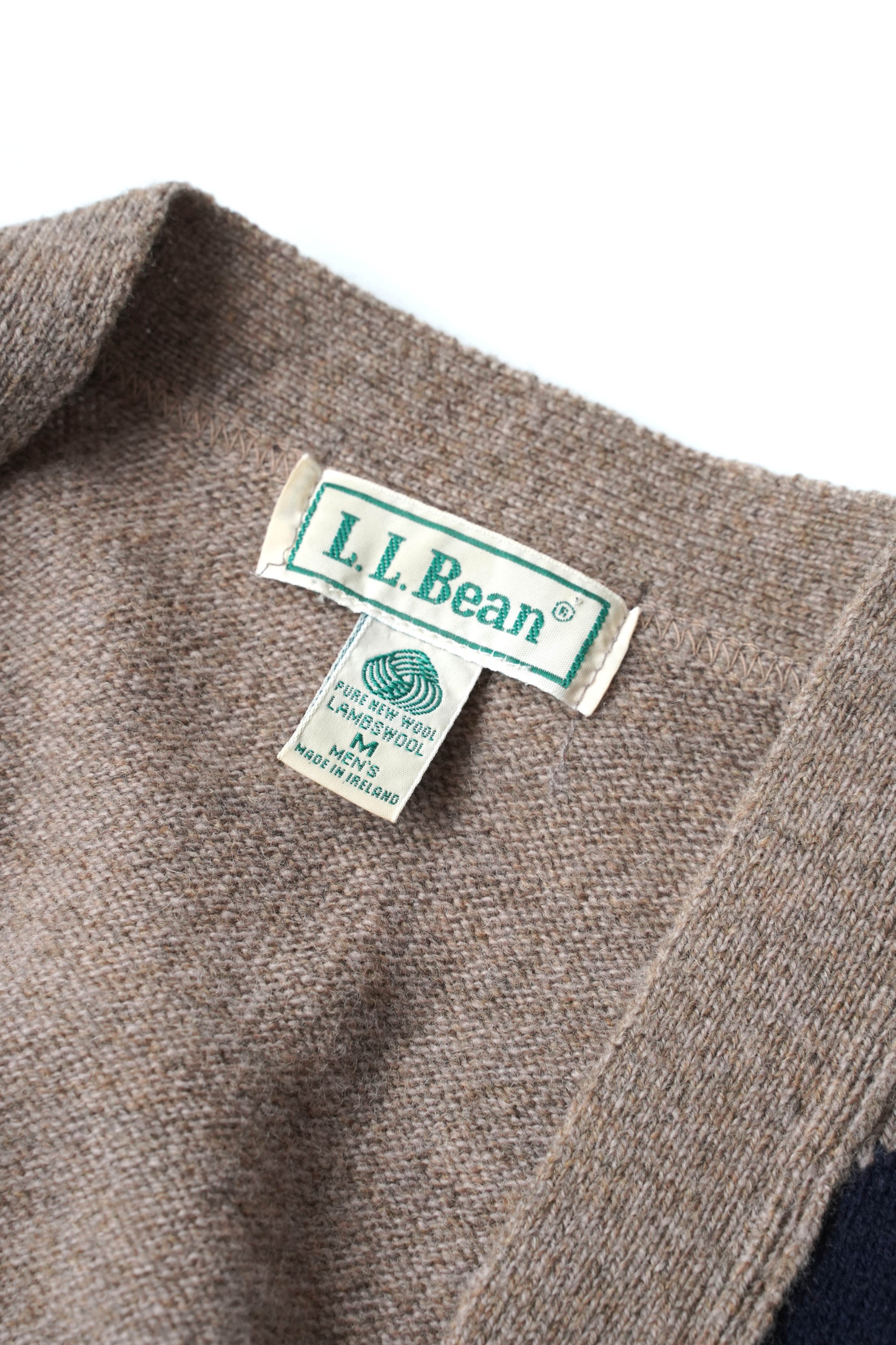 80~90S MADE IN IRELAND L.L.BEAN ARGYLE VEST