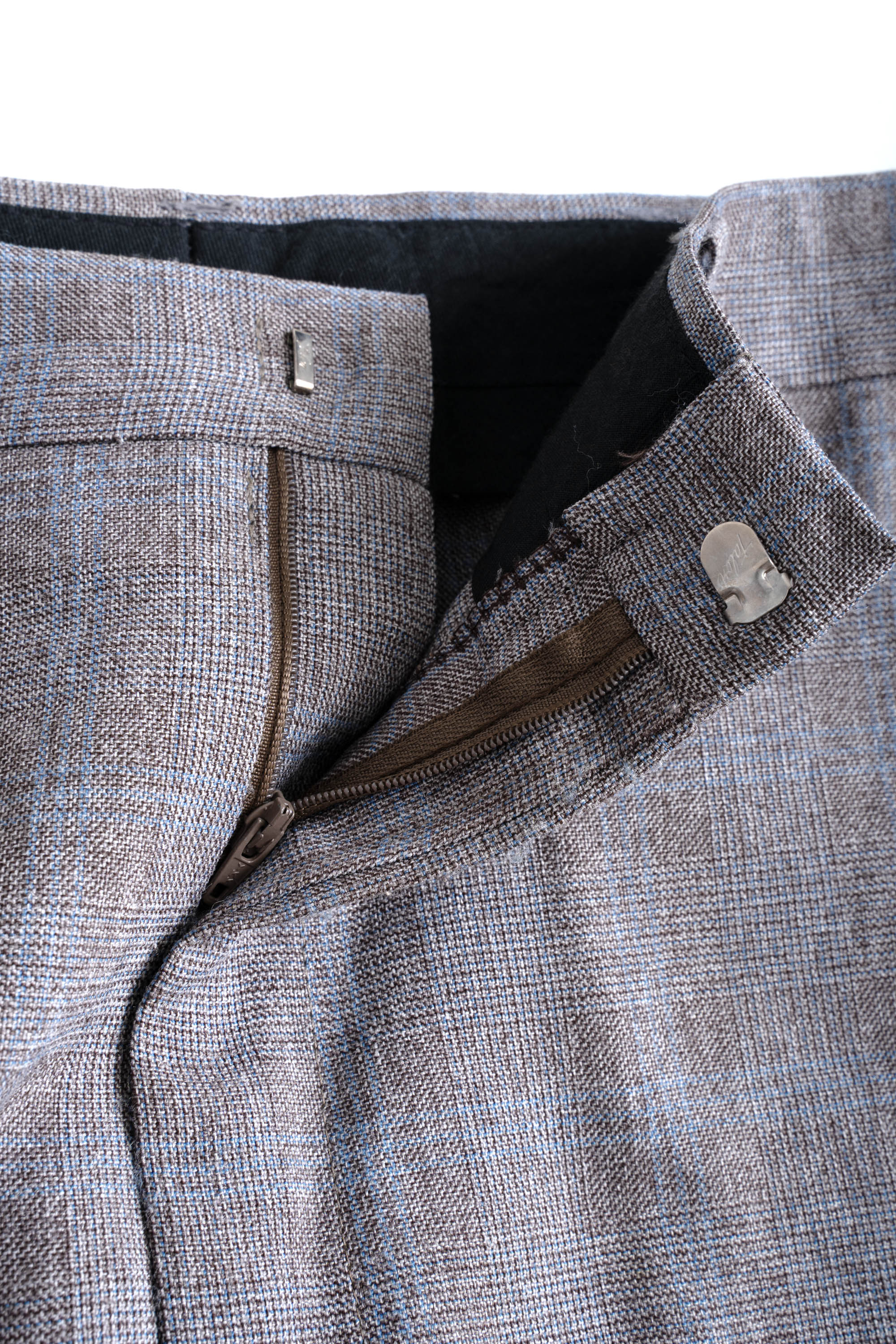 80S MADE IN USA HAGGAR CHECKED SLACKS