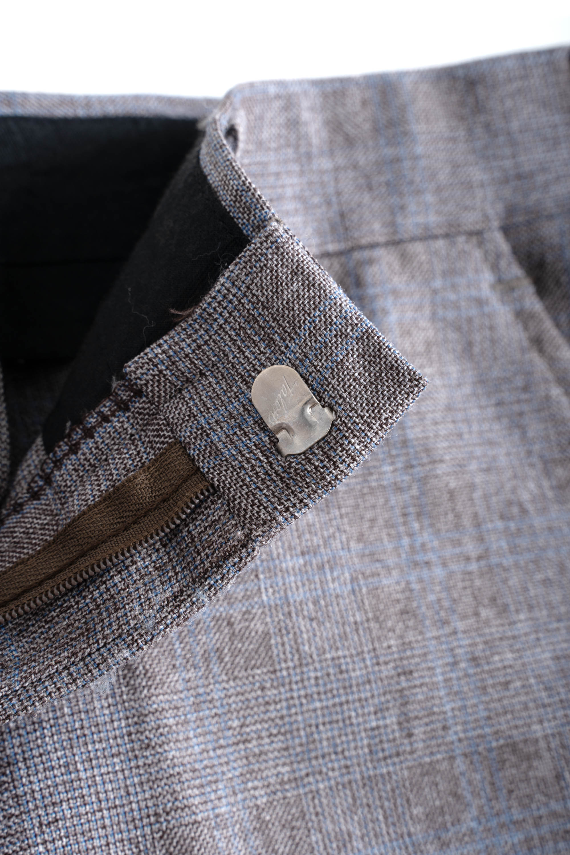80S MADE IN USA HAGGAR CHECKED SLACKS