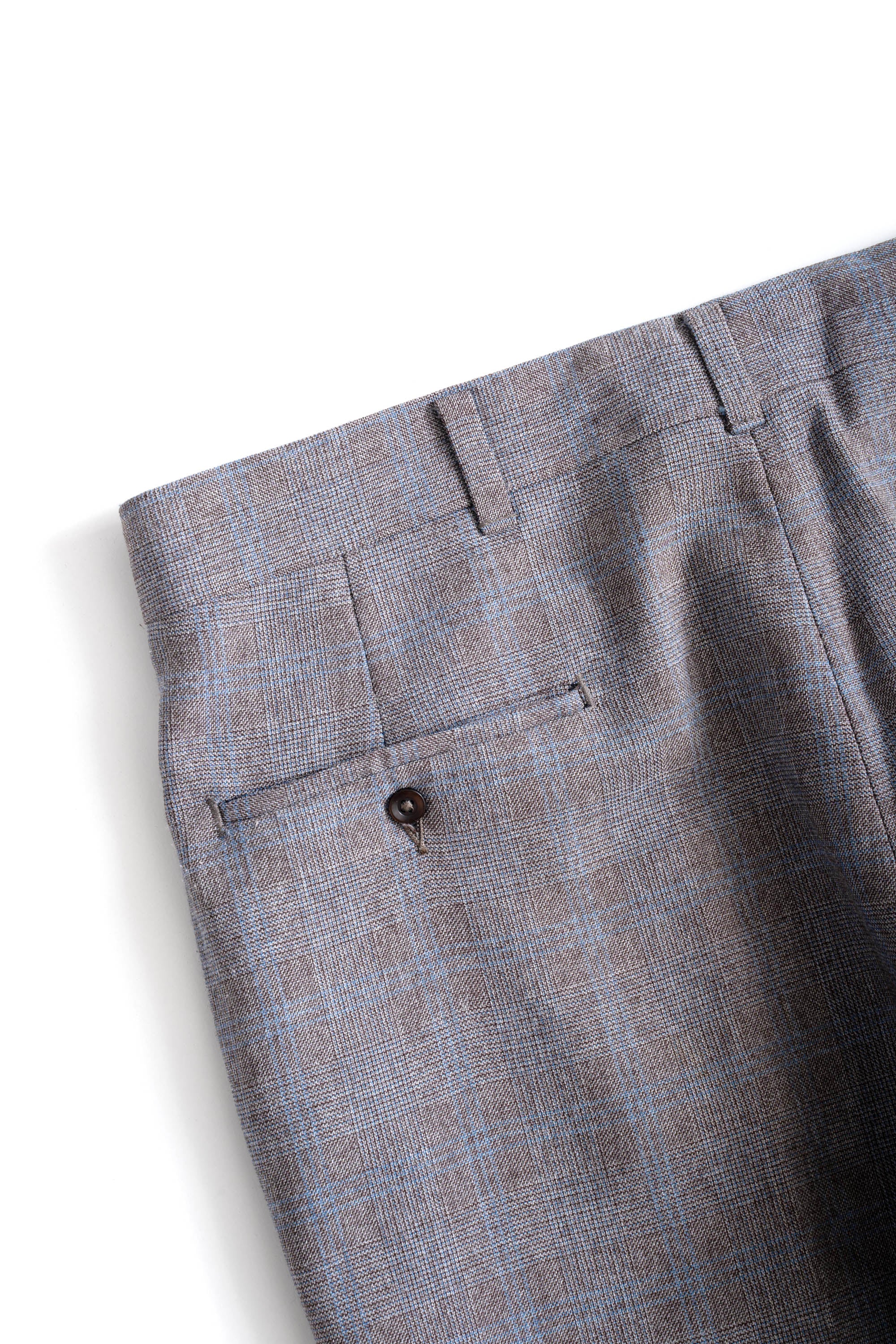 80S MADE IN USA HAGGAR CHECKED SLACKS