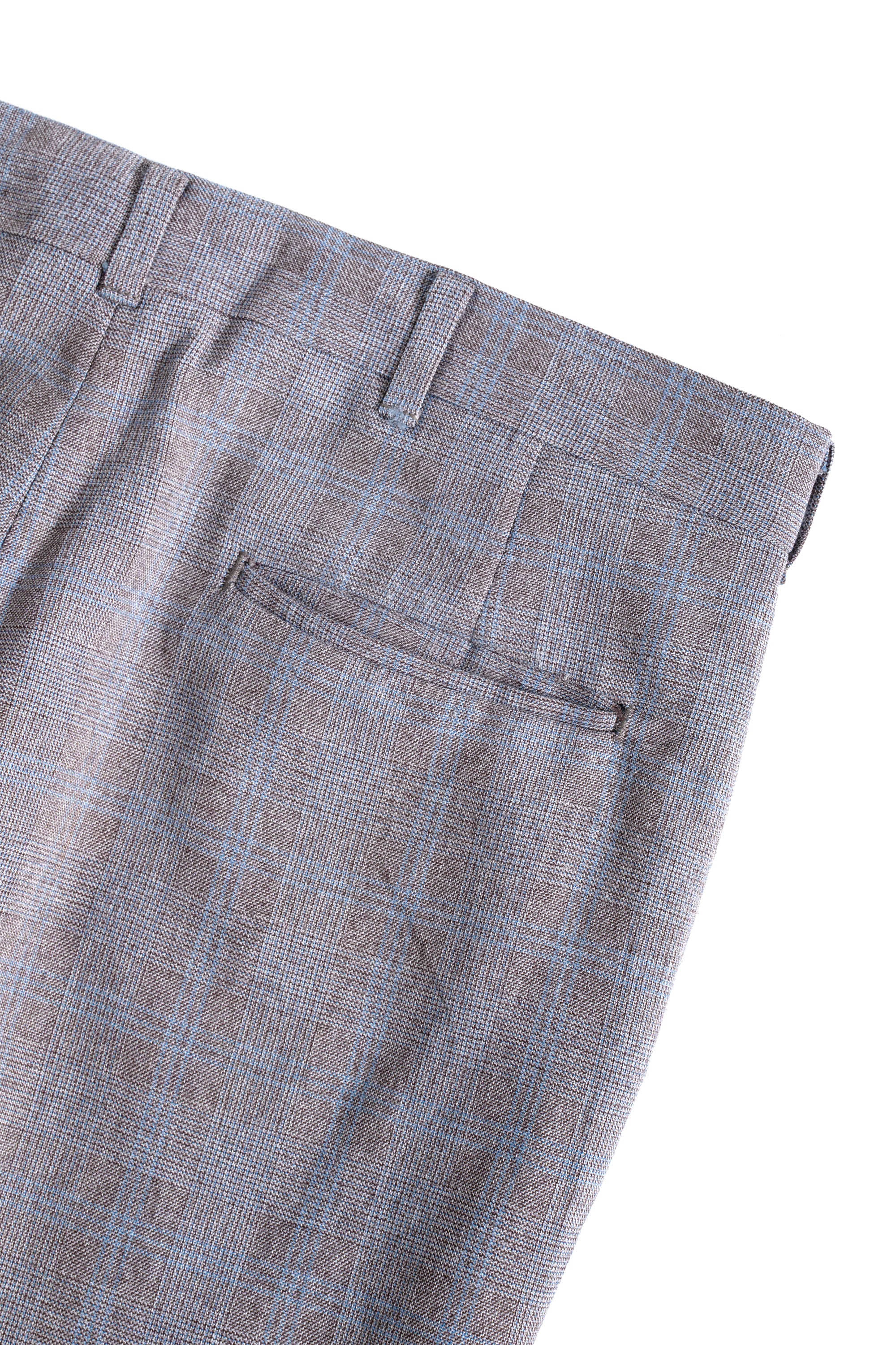 80S MADE IN USA HAGGAR CHECKED SLACKS
