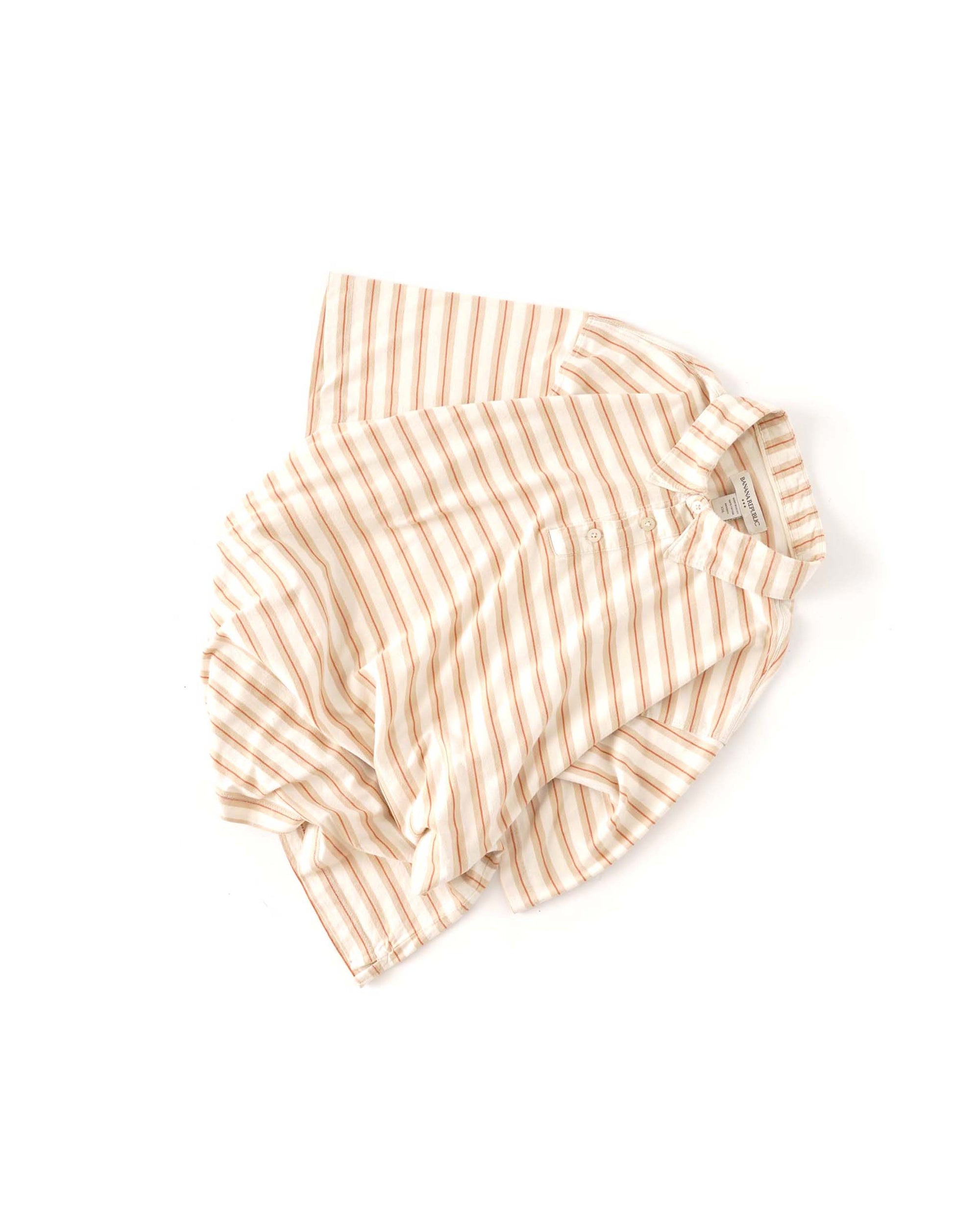 90~00S BANANA REPUBLIC STRIPED POLO