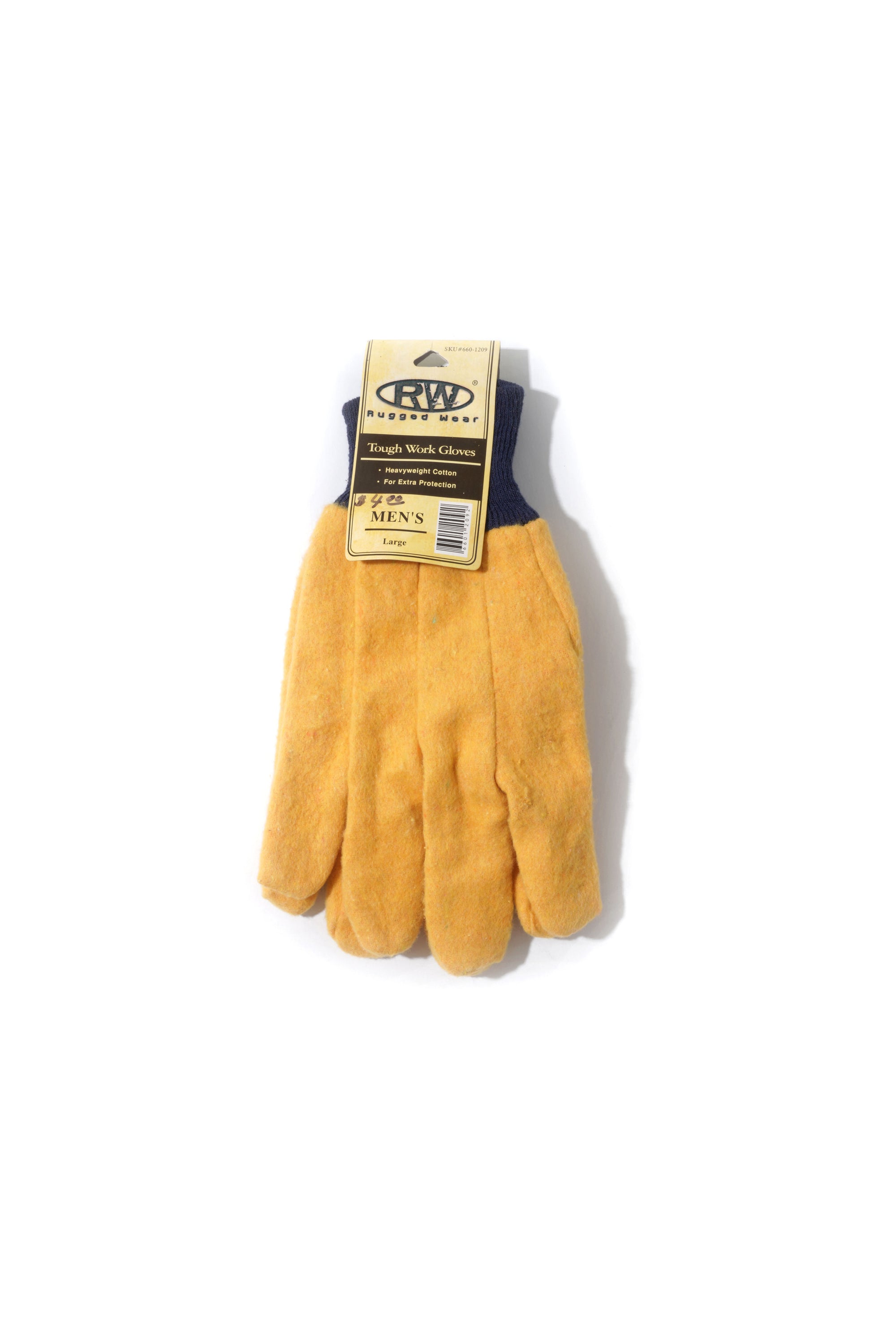 2010 RUGGED WEAR TOUGH WORK GLOVES (DEADSTOCK)