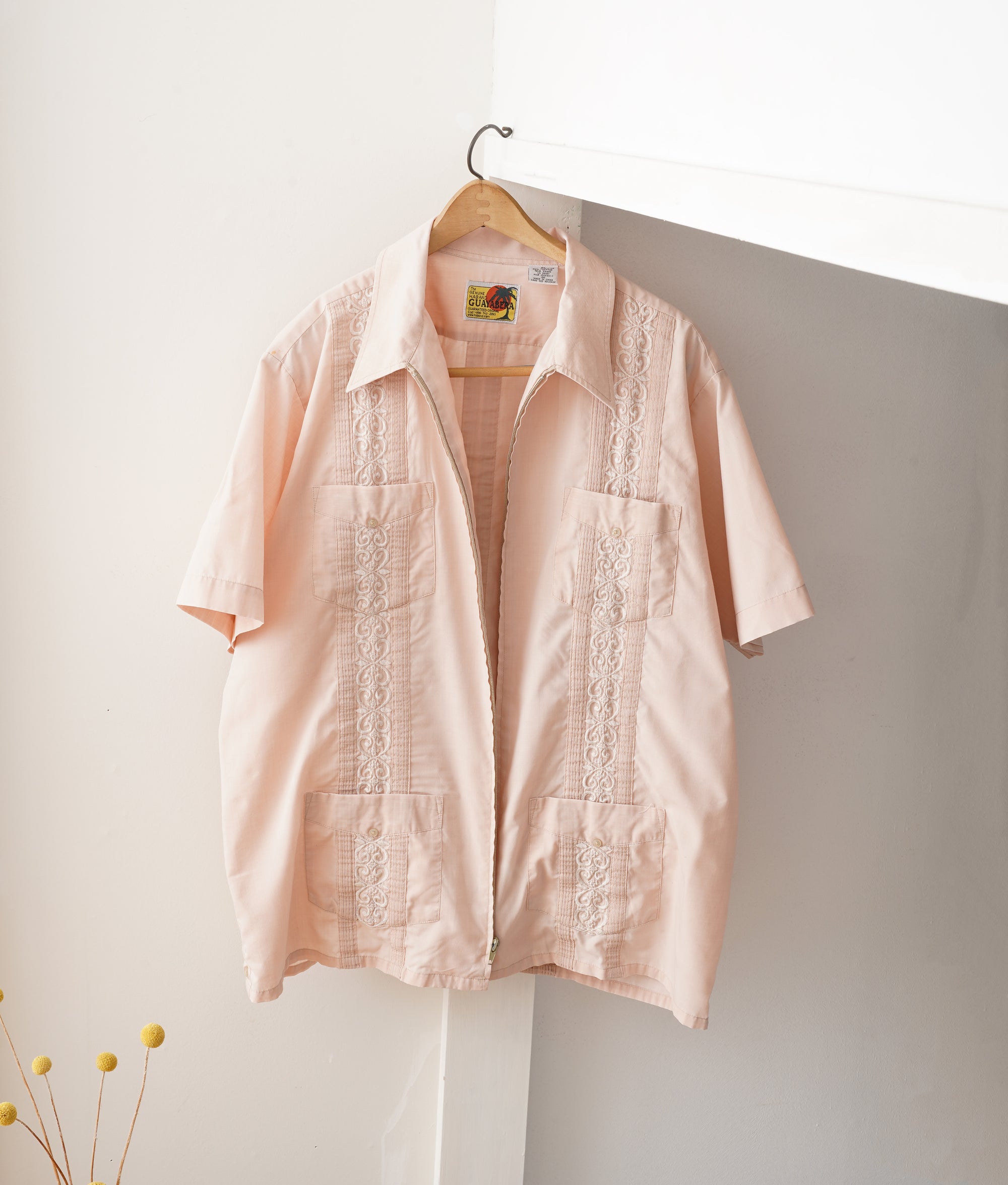 90S GUAYABERA BY HABAND FULLZIP CUBA SHIRT