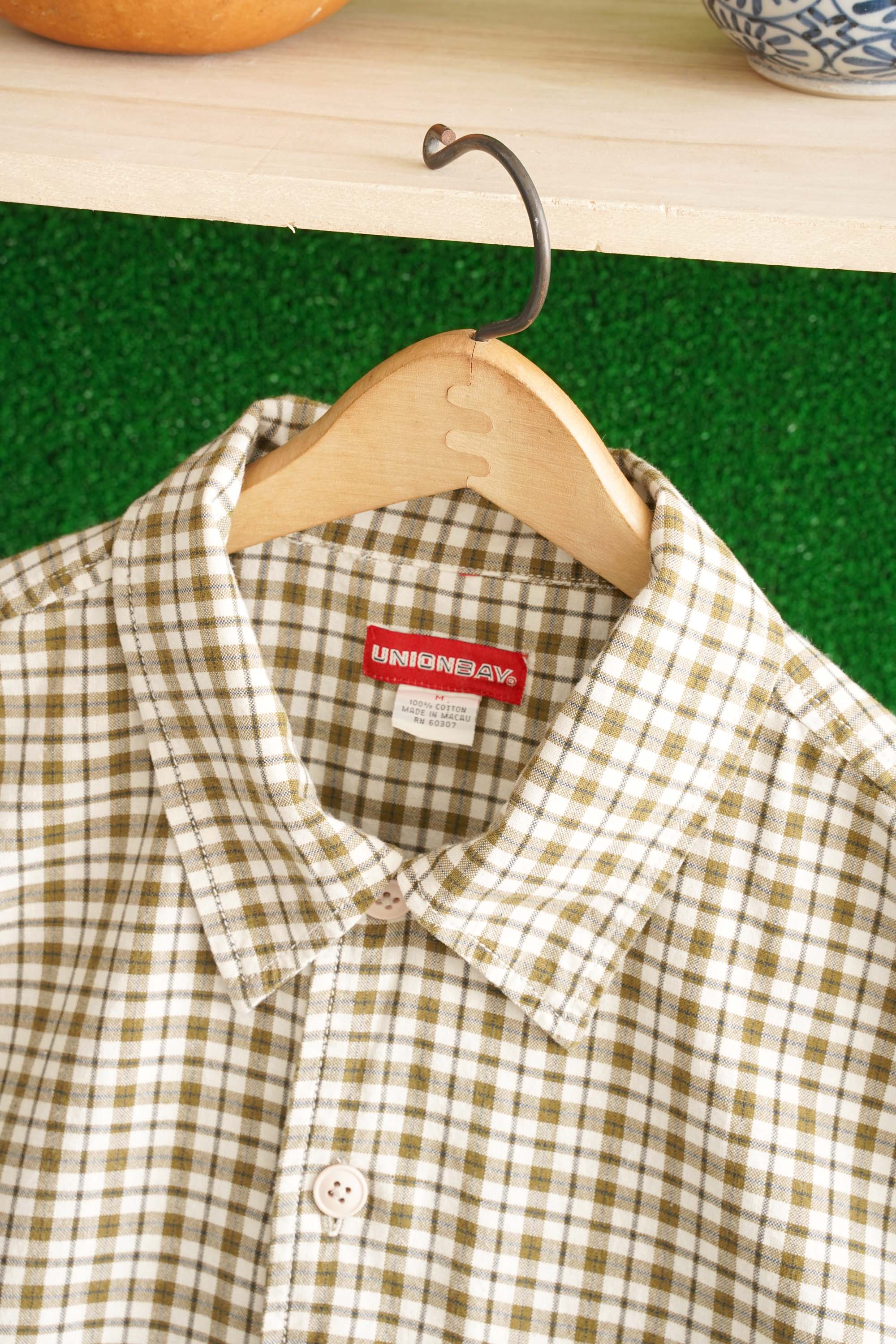 90~00S UNION BAY CHECKED SHIRT