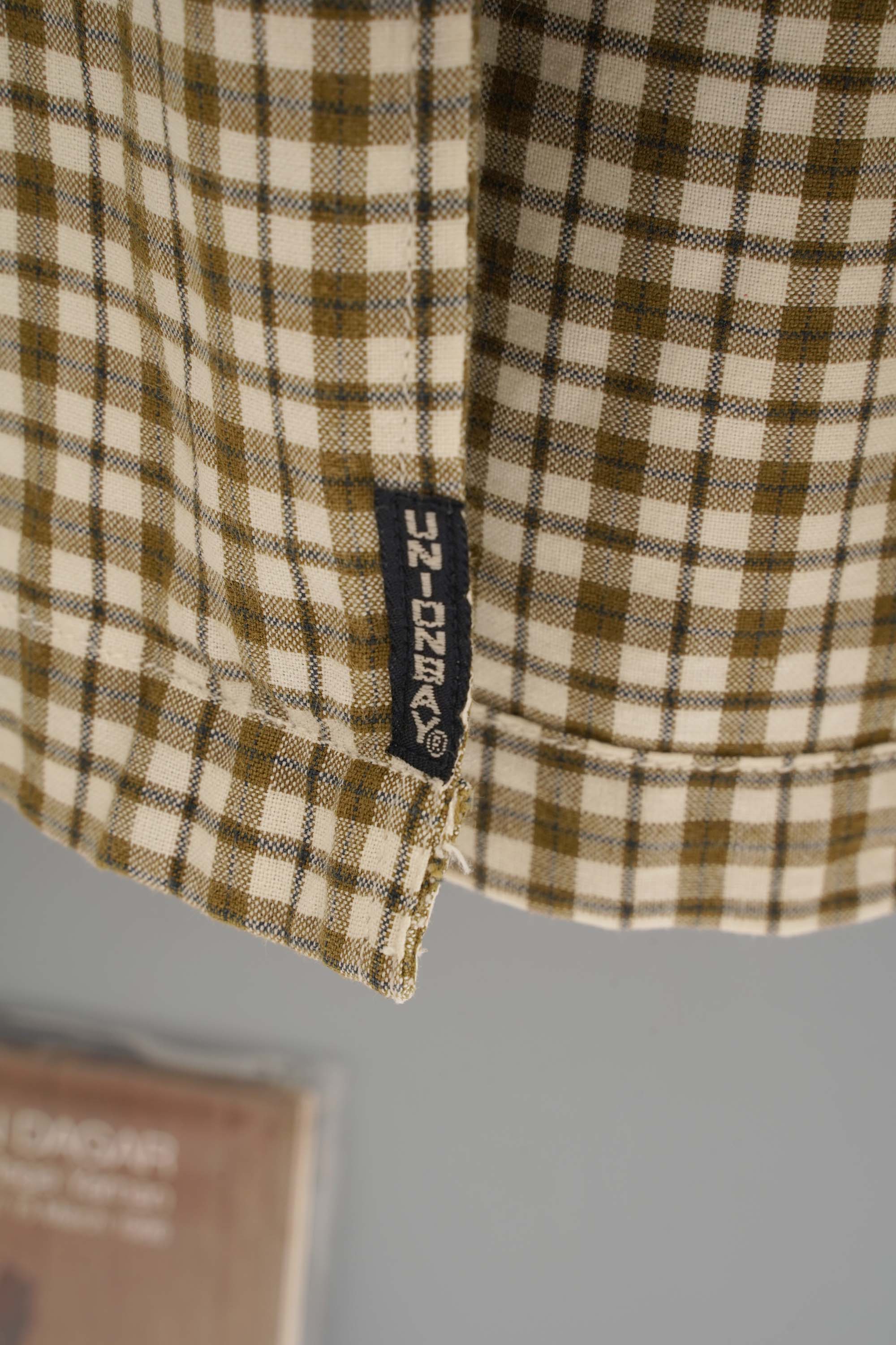 90~00S UNION BAY CHECKED SHIRT