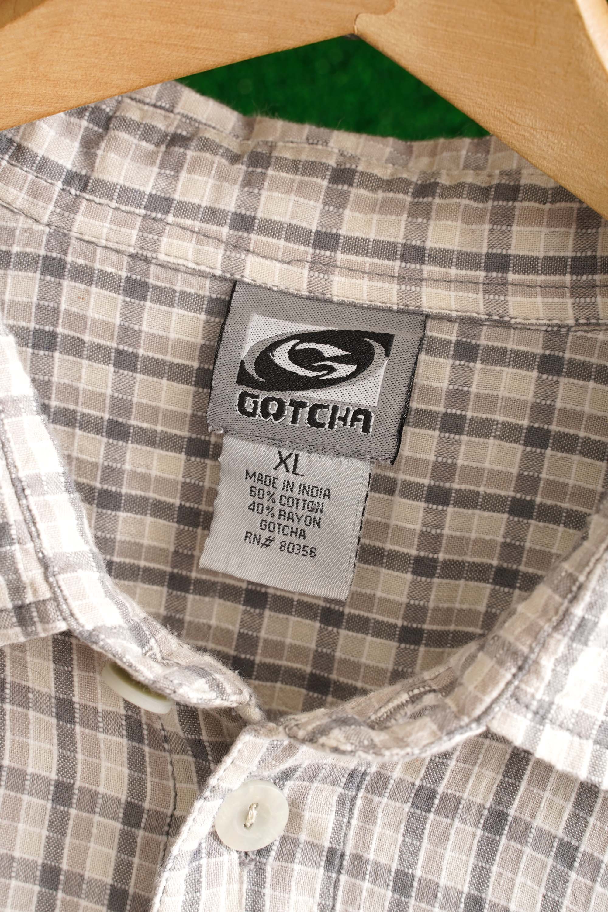 90S GOTCHA CHECKED SHIRT