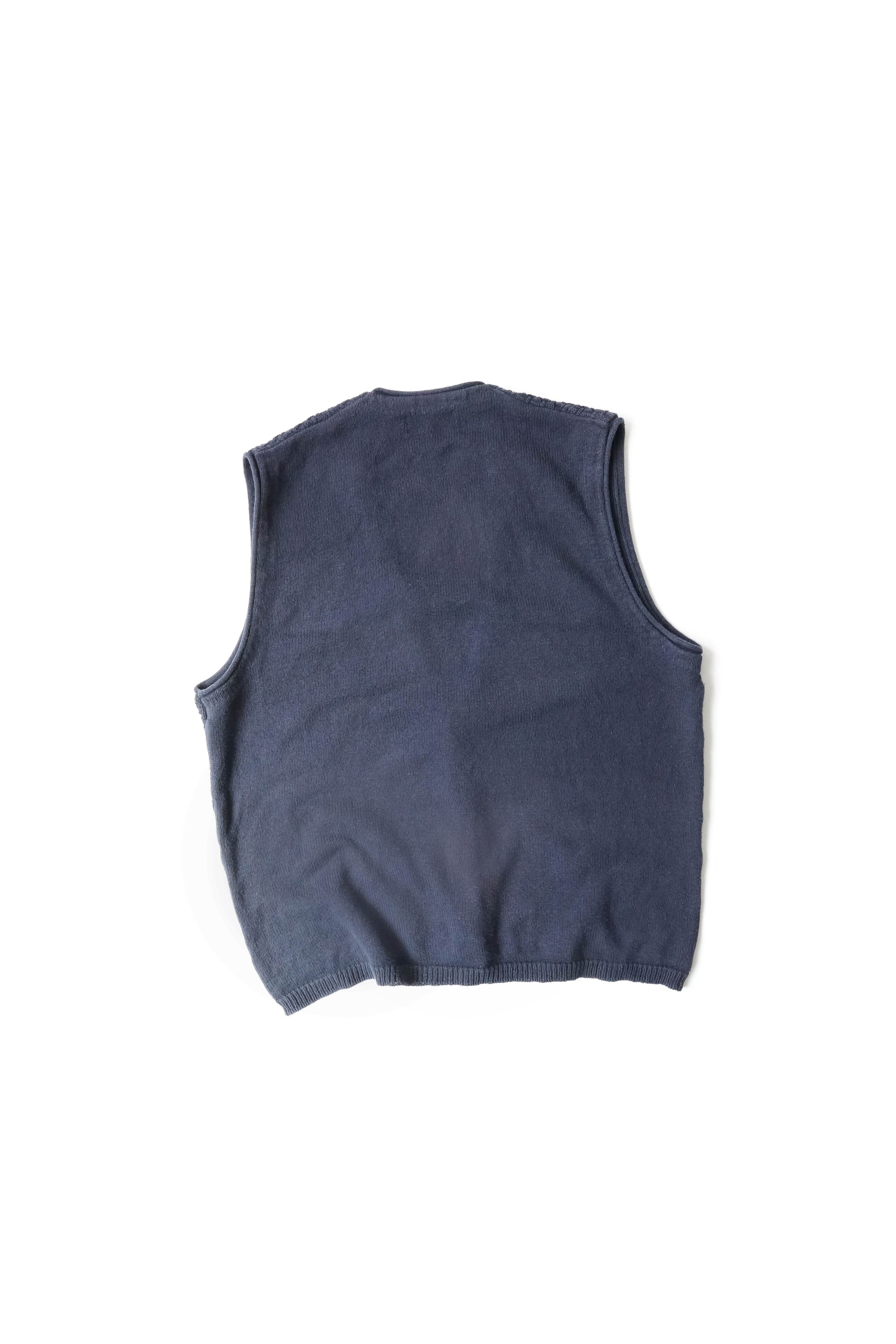 90S MADE IN USA ROUNDTREE & YORKE COTTON KNIT VEST