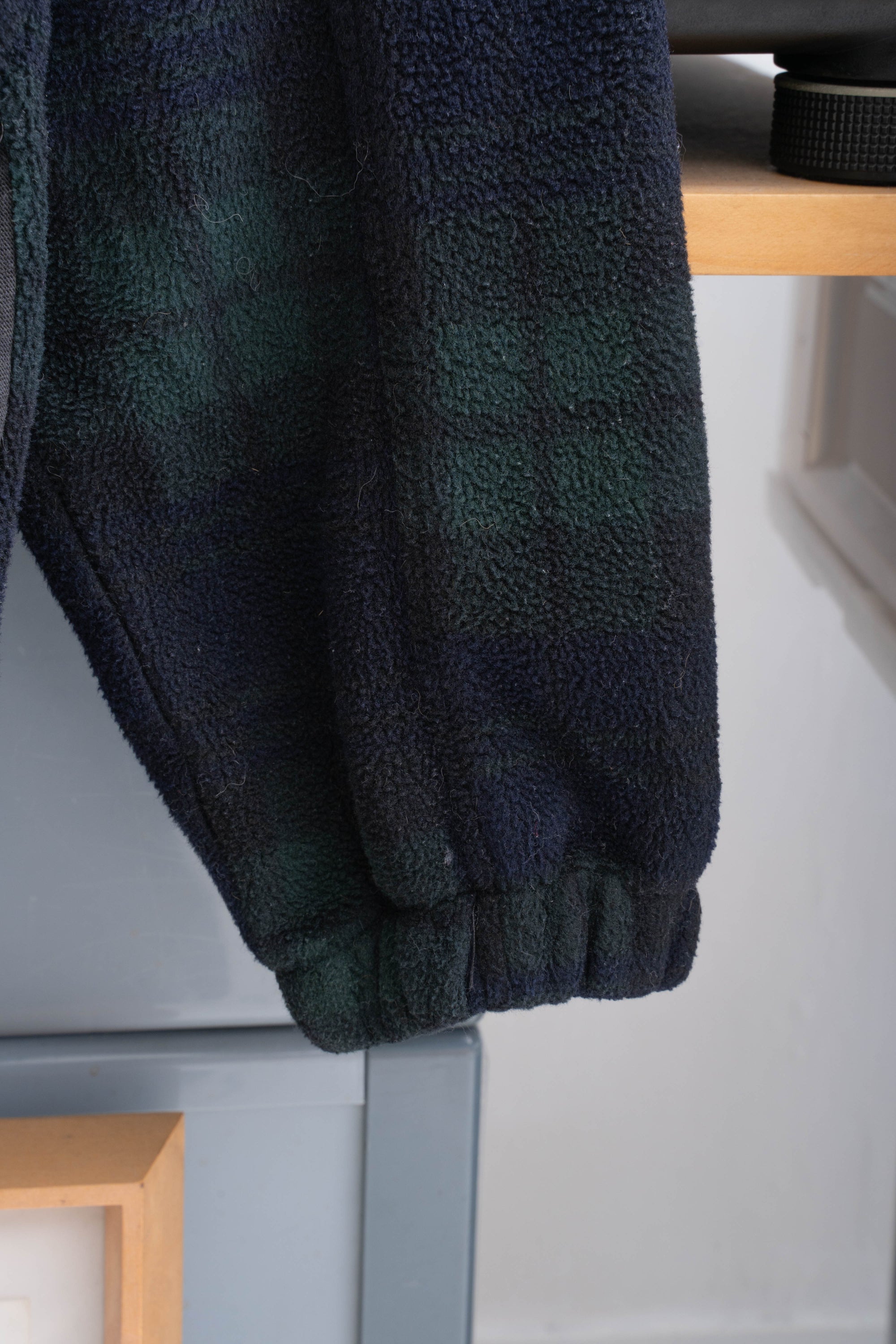 80~90S O'KEEFFE CHECKED FLEECE PARKER